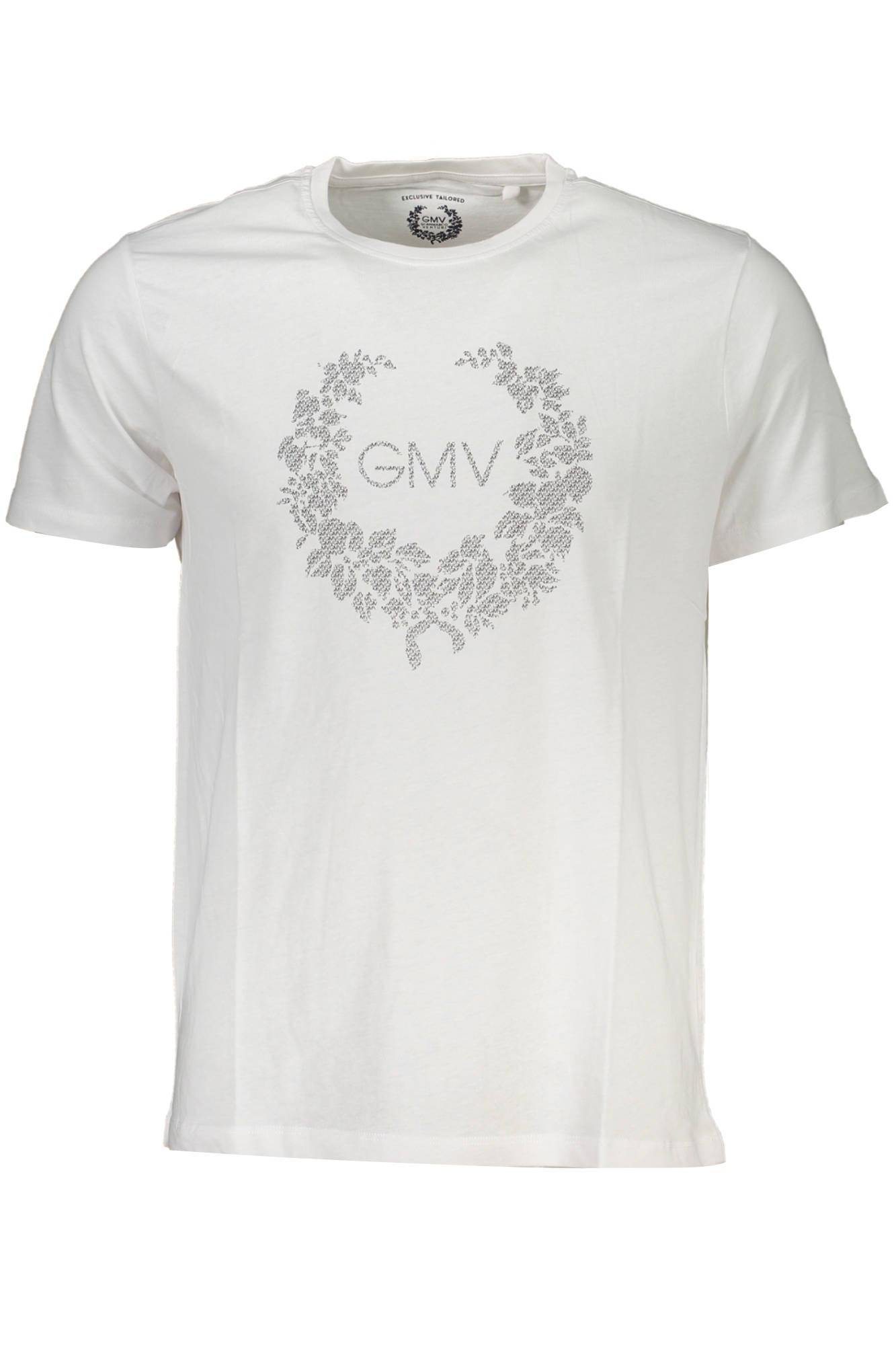 GIAN MARCO VENTURI MEN SHORT SLEEVE T-SHIRT WHITE