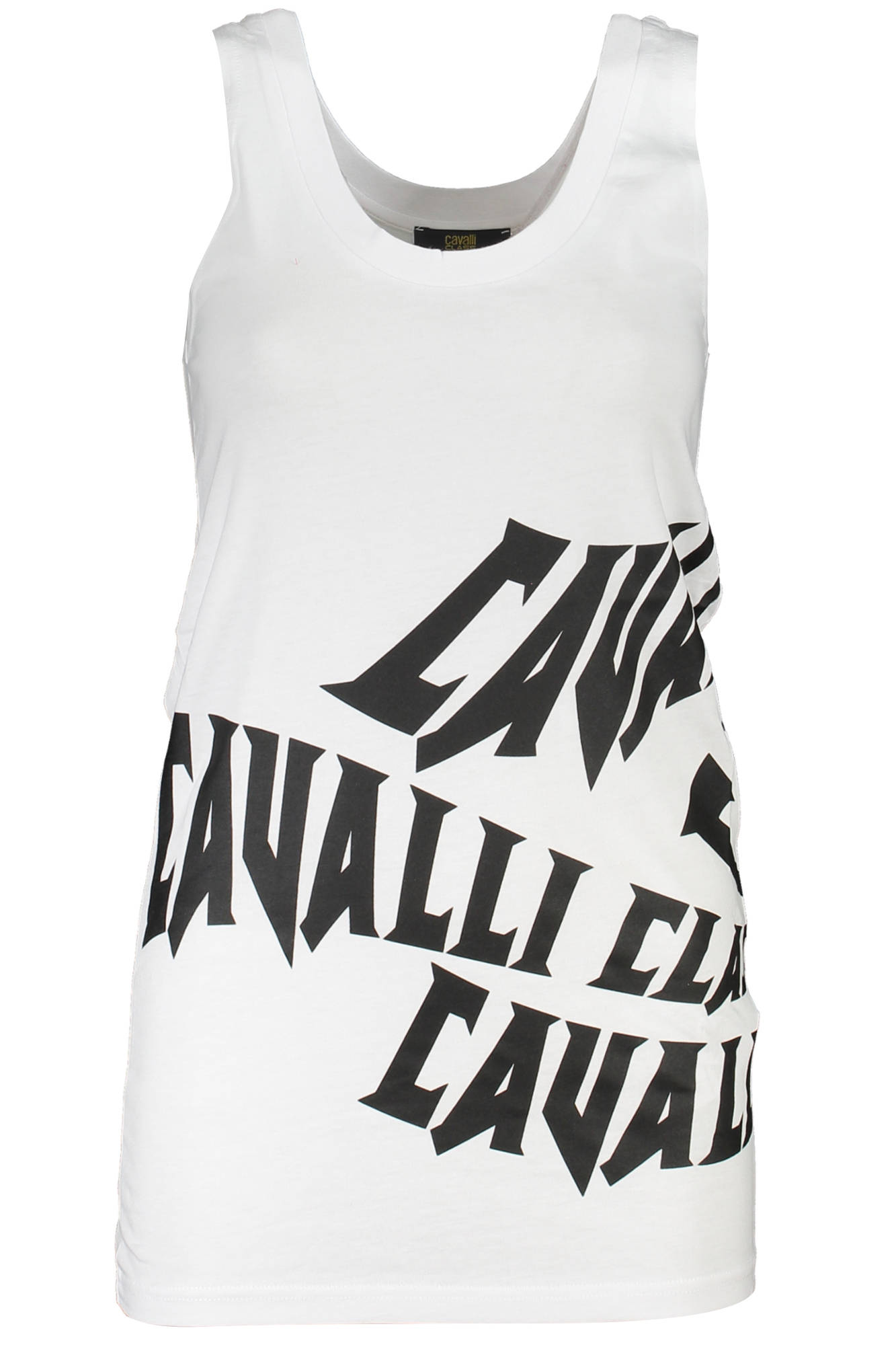 CAVALLI CLASS WOMEN TANK TOP WHITE CAVALLI CLASS WOMEN TANK TOP WHITE
