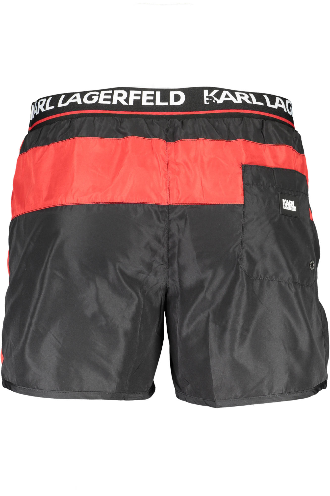 KARL LAGERFELD BEACHWEAR SWIMSUIT BLACK MEN BOTTOM