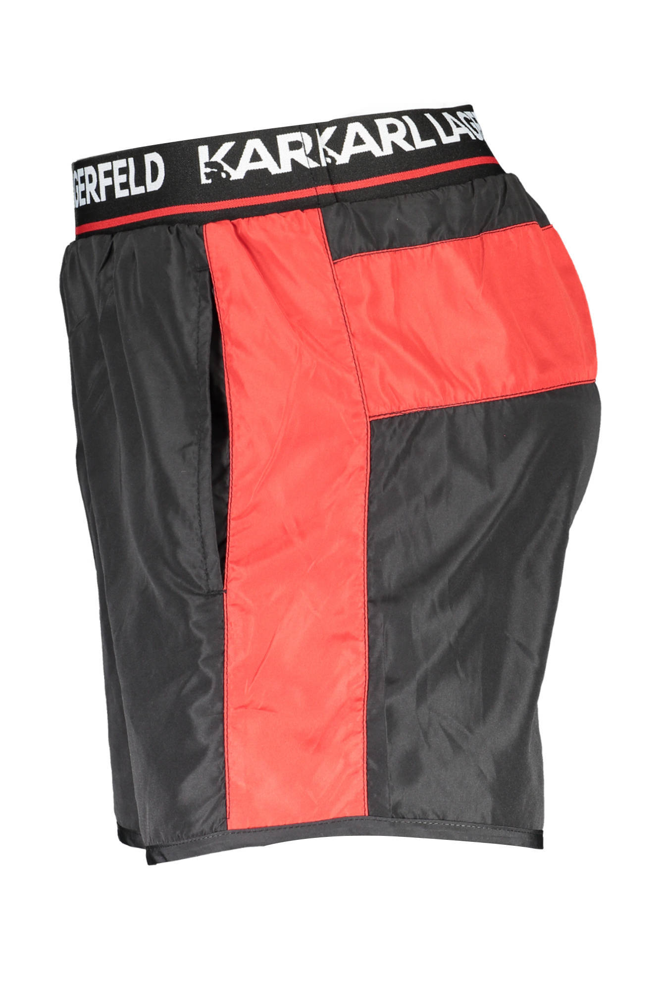 KARL LAGERFELD BEACHWEAR SWIMSUIT BLACK MEN BOTTOM