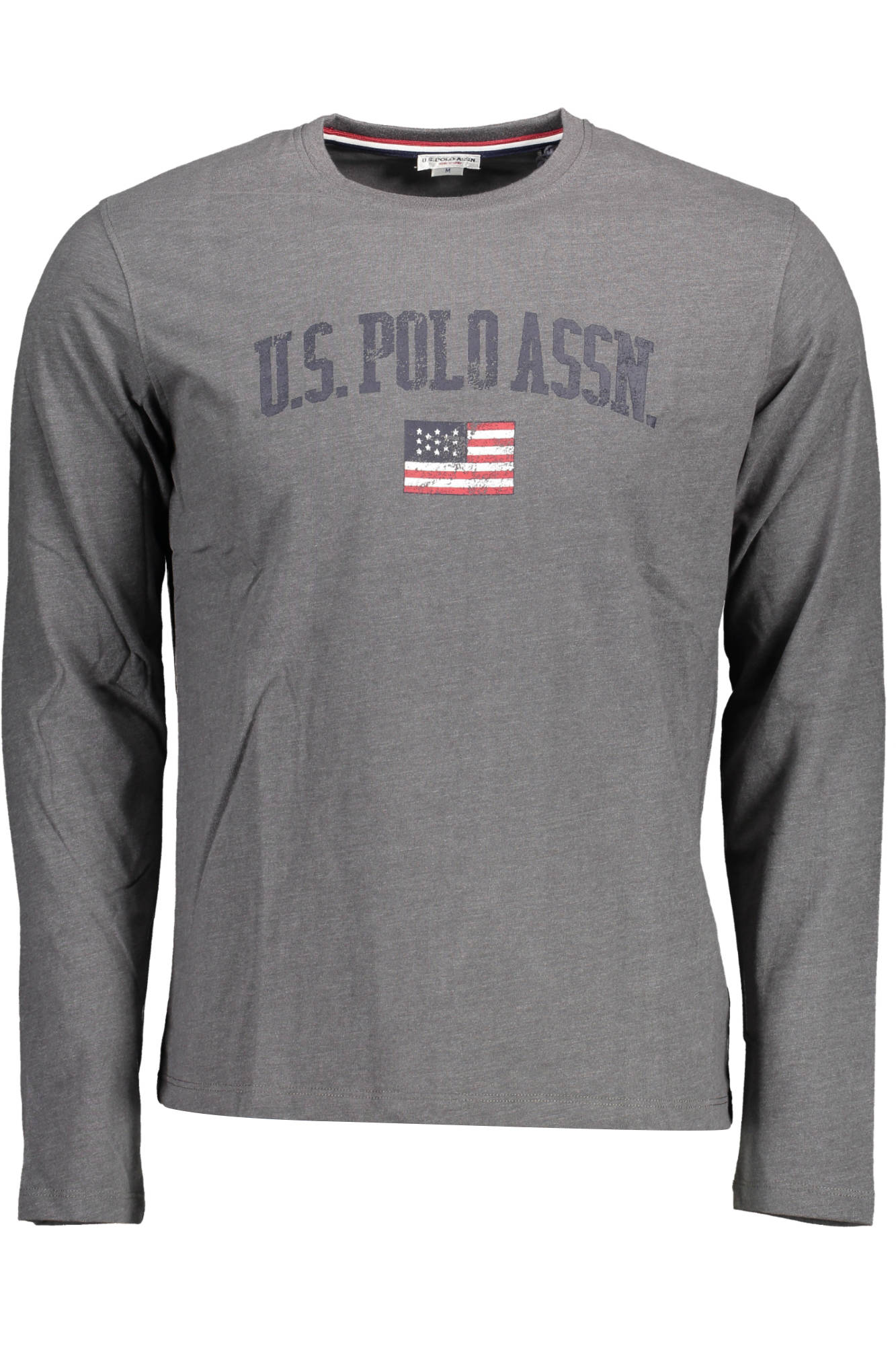 US POLO T-SHIRT LONG SLEEVES MEN GREY US POLO T-SHIRT LONG SLEEVES MEN GREY