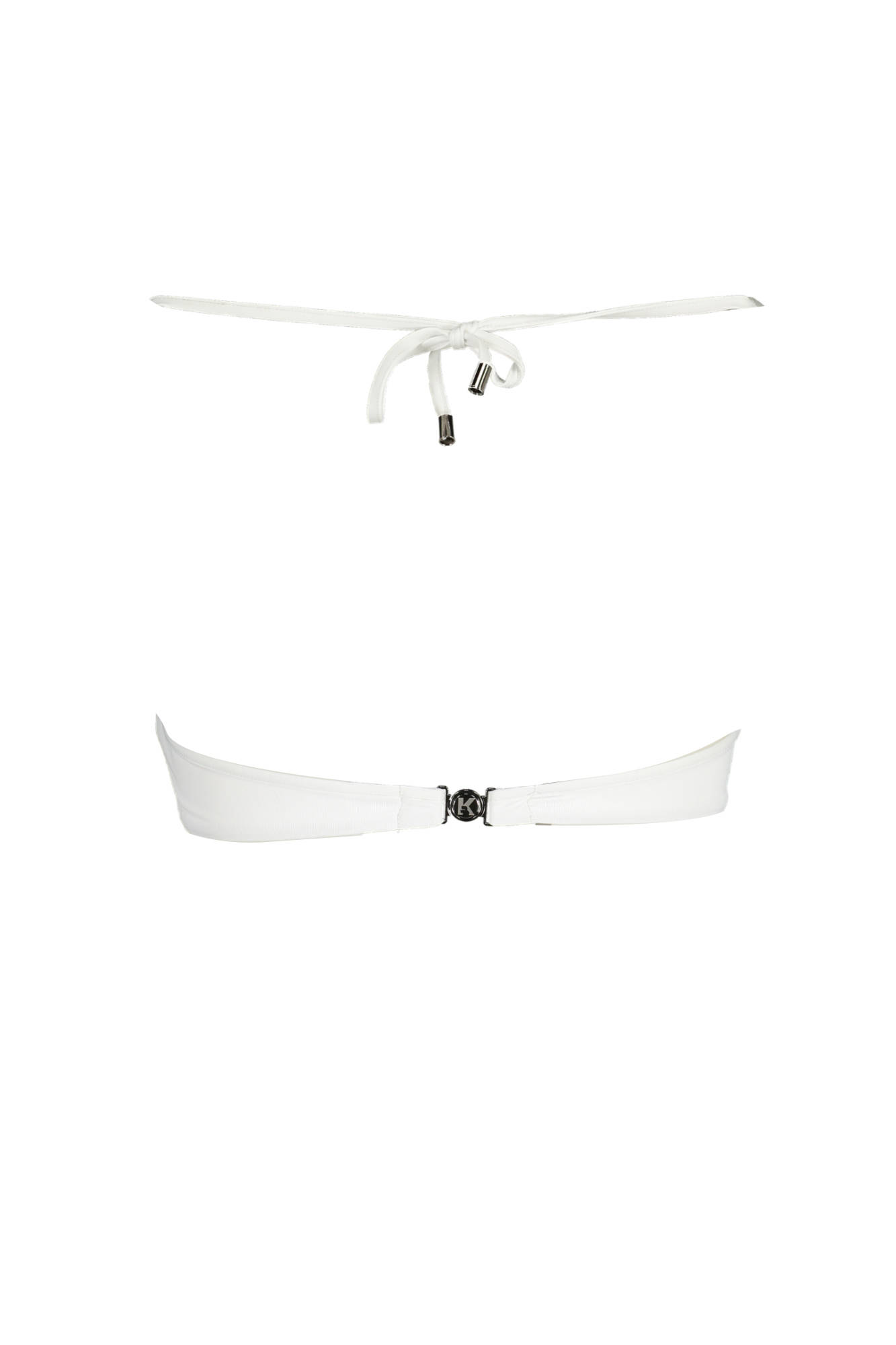 KARL LAGERFELD BEACHWEAR SWIMSUIT TOP WOMEN WHITE