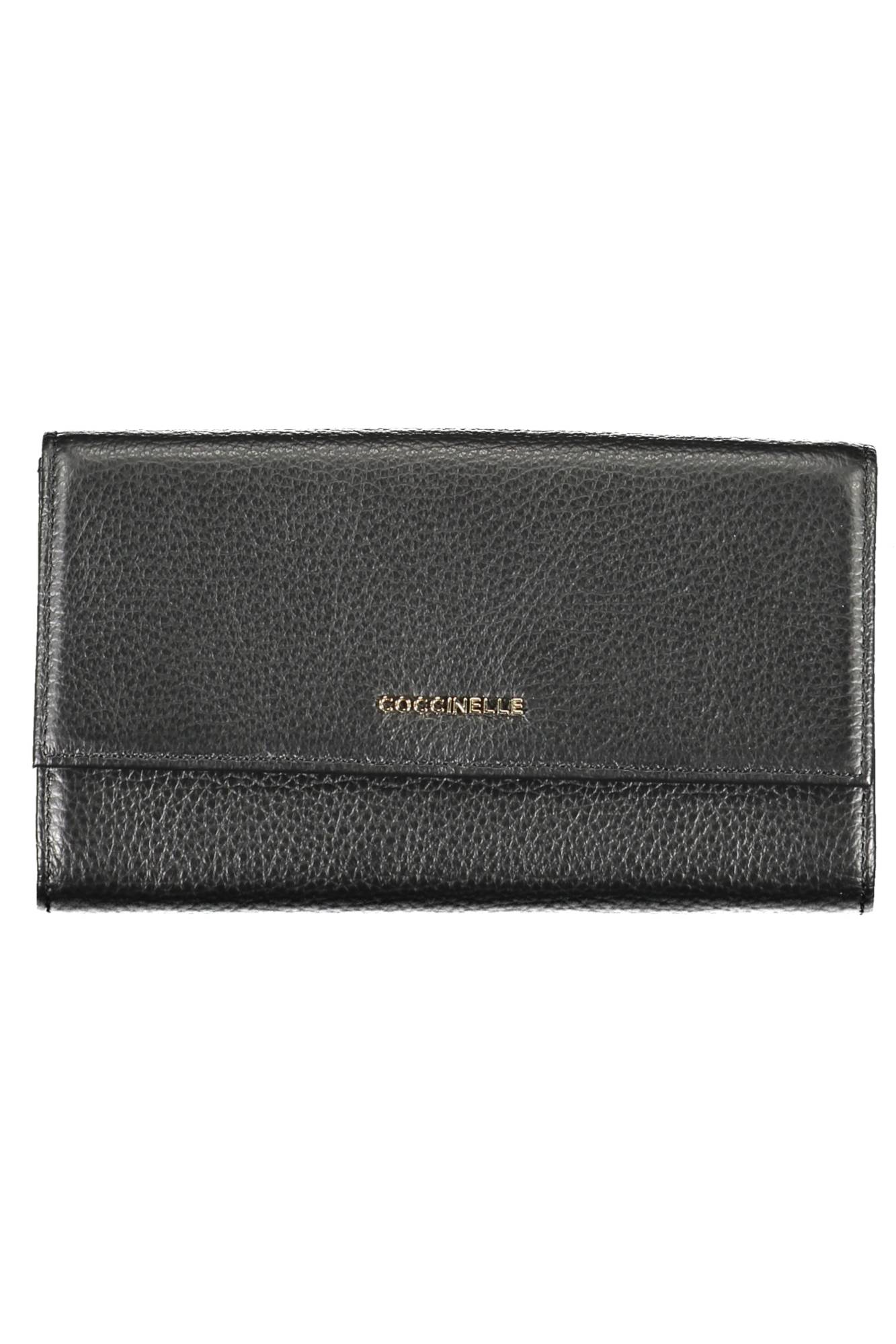 COCCINELLE WOMEN WALLET BLACK COCCINELLE WOMEN WALLET BLACK