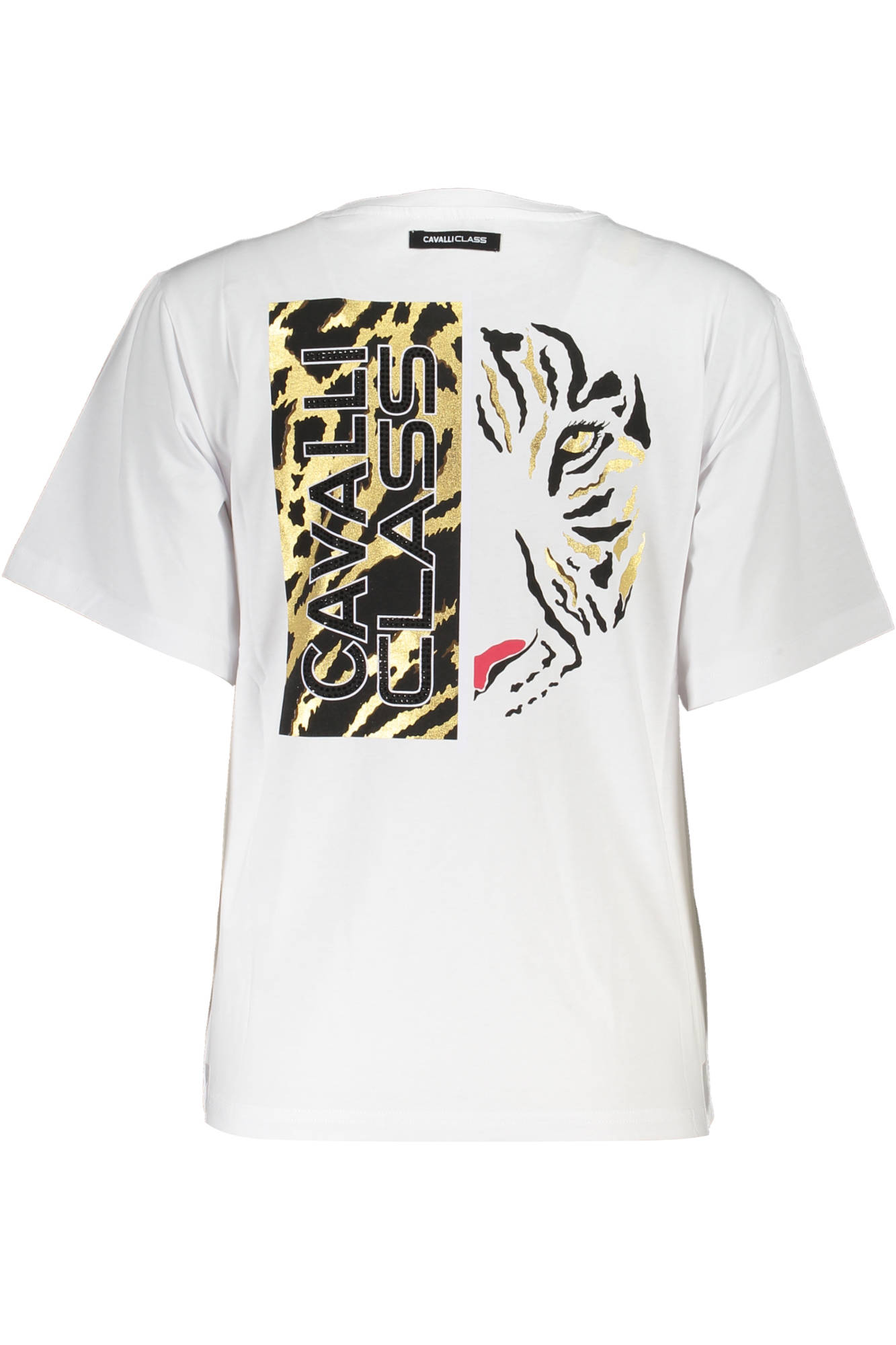 CAVALLI CLASS SHORT SLEEVE T-SHIRT WOMEN WHITE