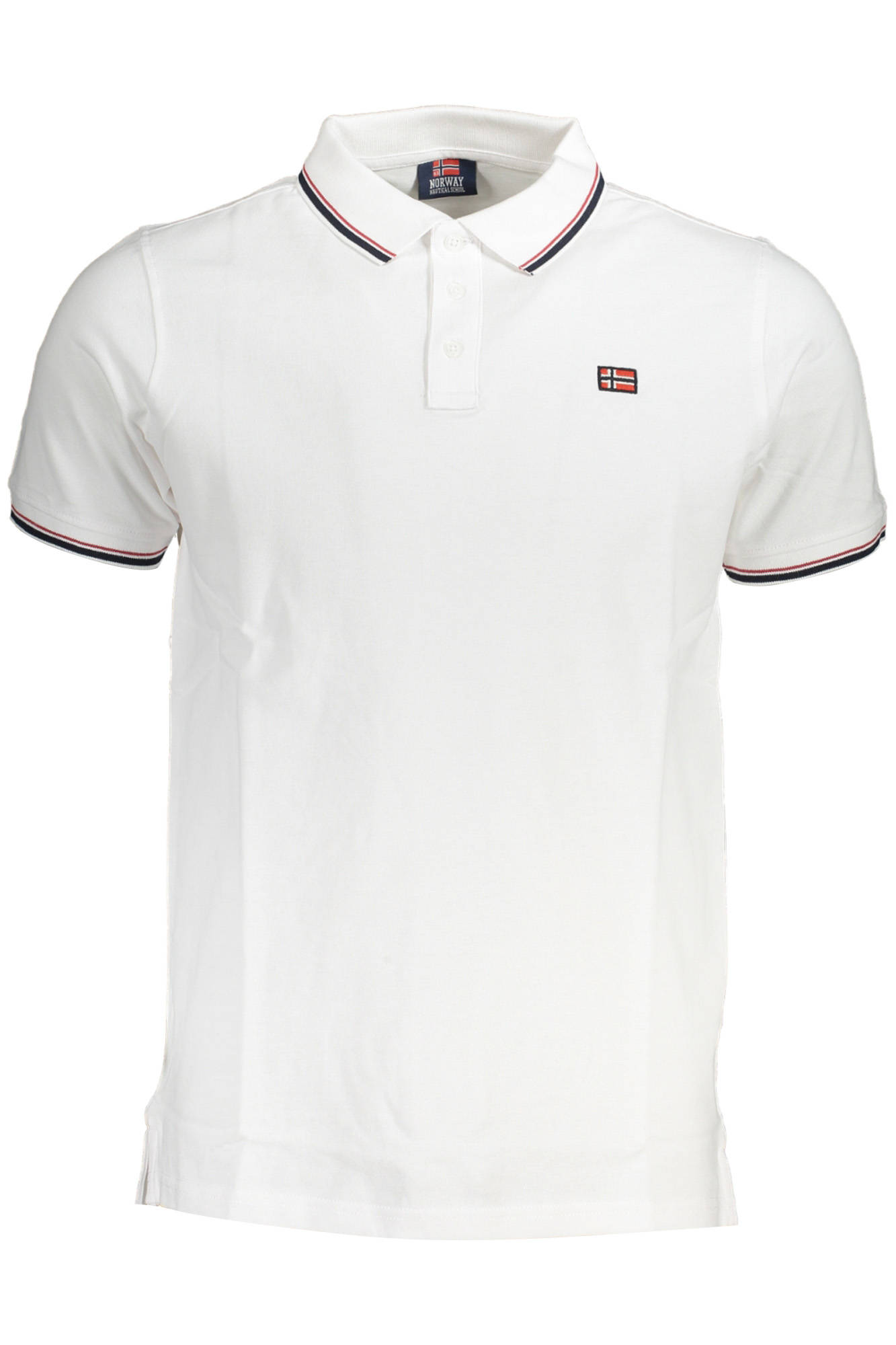 NORWAY 1963 MEN SHORT SLEEVE POLO WHITE NORWAY 1963 MEN SHORT SLEEVE POLO WHITE