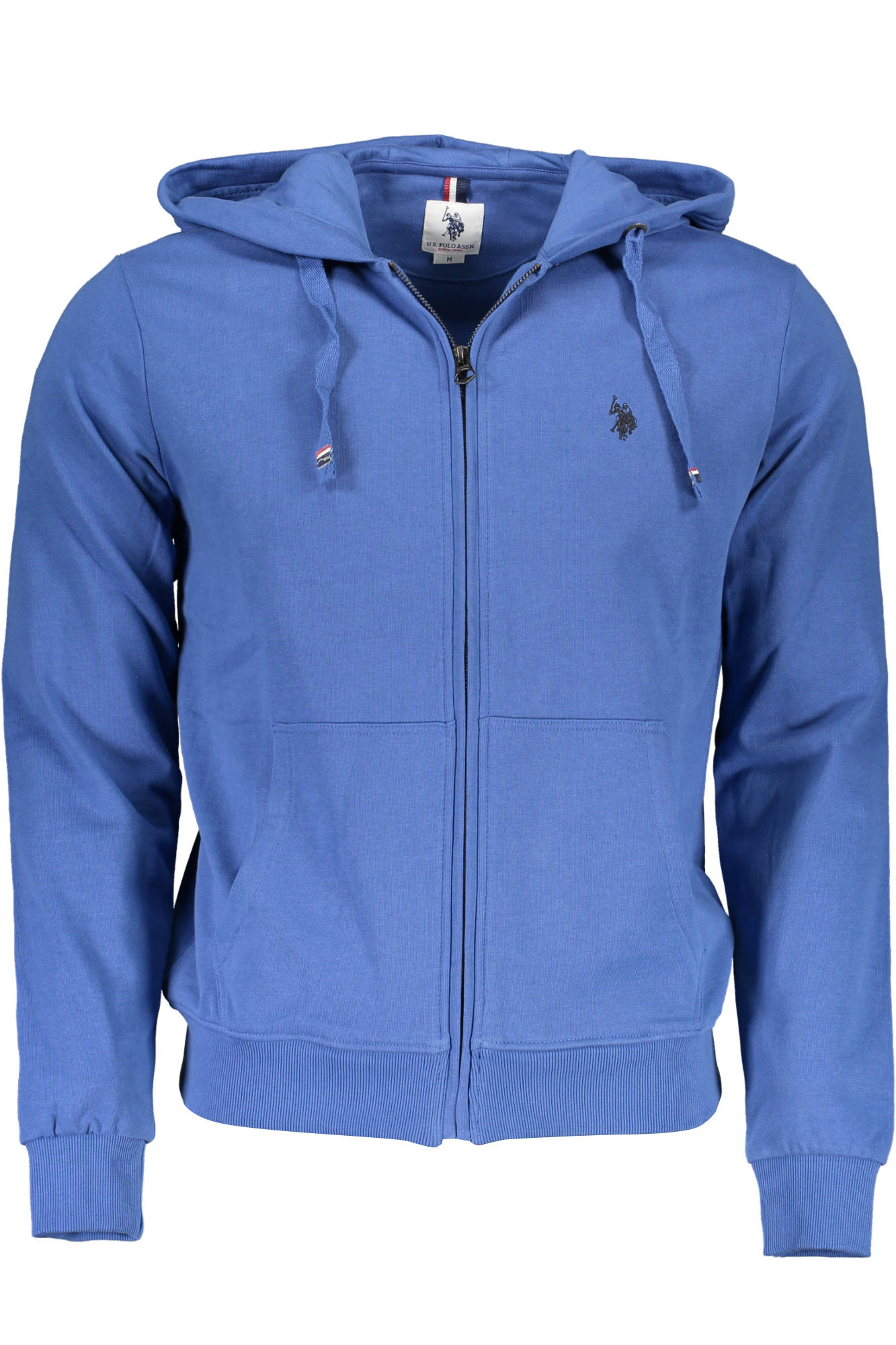 US POLO SWEATSHIRT WITH ZIP MEN BLUE US POLO SWEATSHIRT WITH ZIP MEN BLUE