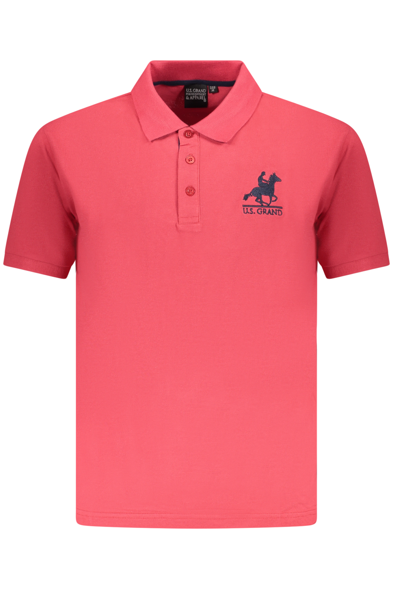 US GRAND MEN SHORT-SLEEVE POLO SHIRT, RED US GRAND MEN SHORT-SLEEVE POLO SHIRT, RED