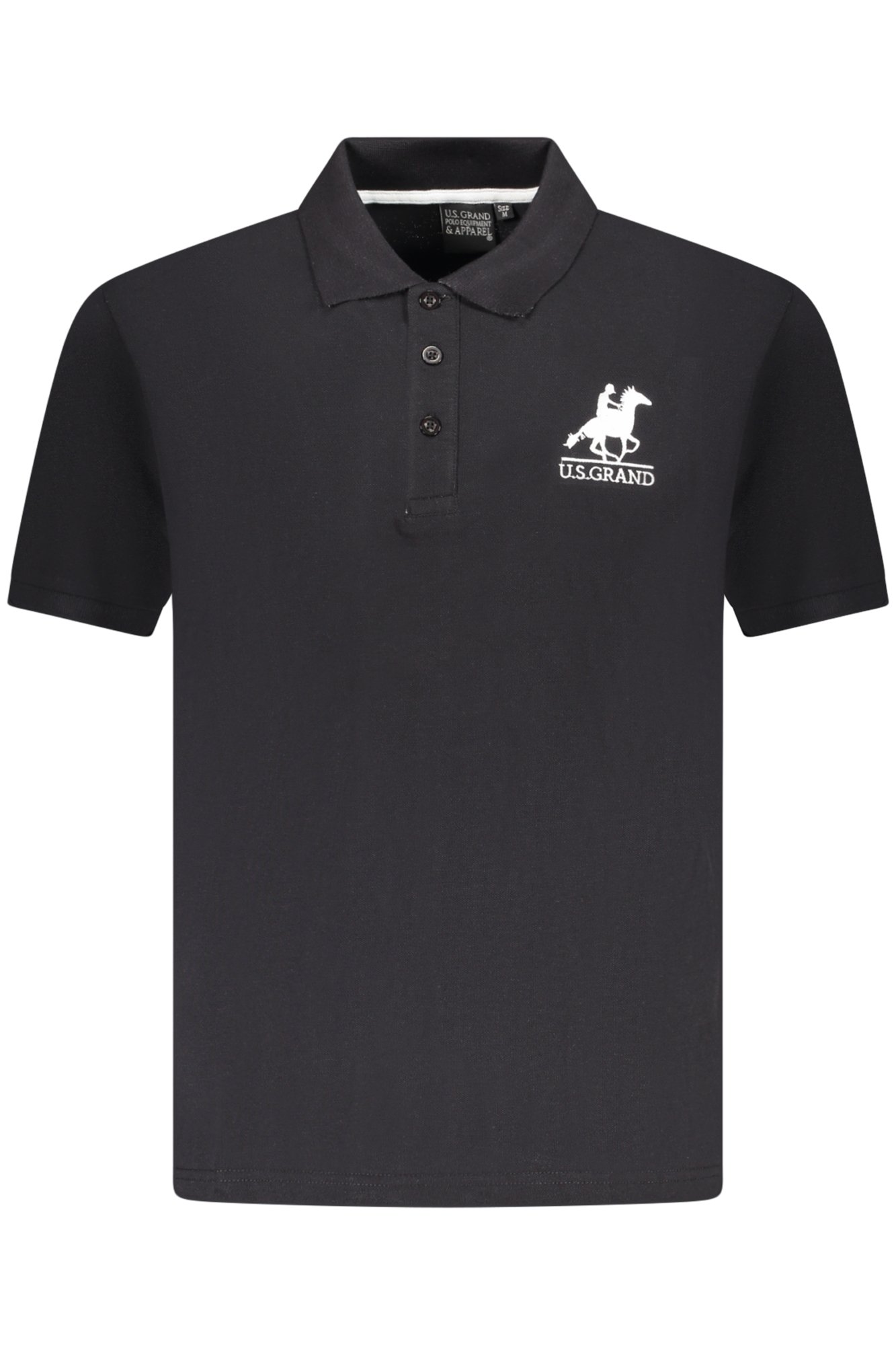 US GRAND POLO SHORT SLEEVE MEN BLACK US GRAND POLO SHORT SLEEVE MEN BLACK