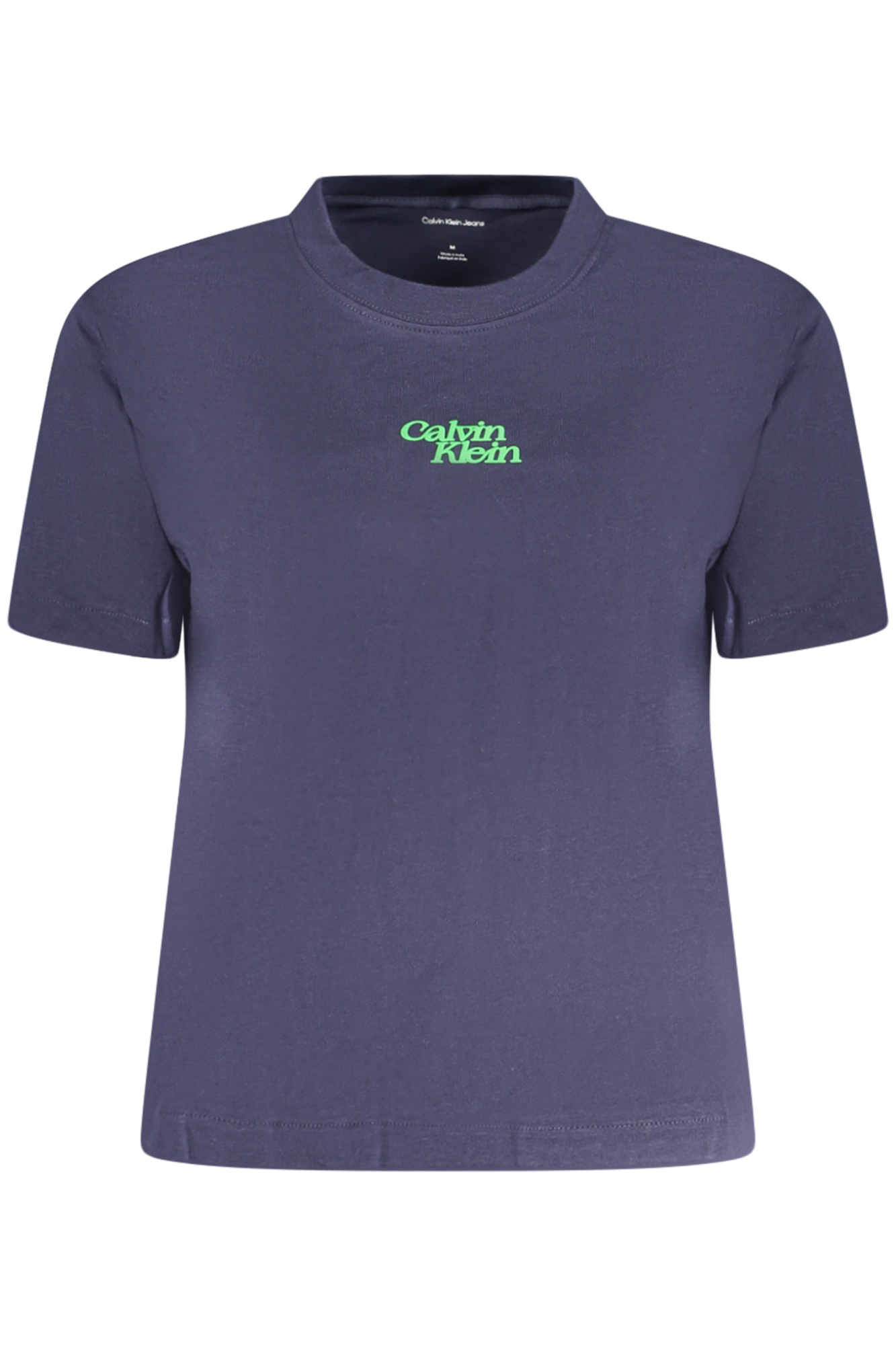 CALVIN KLEIN WOMEN SHORT SLEEVE T-SHIRT BLUE CALVIN KLEIN WOMEN SHORT SLEEVE T-SHIRT BLUE