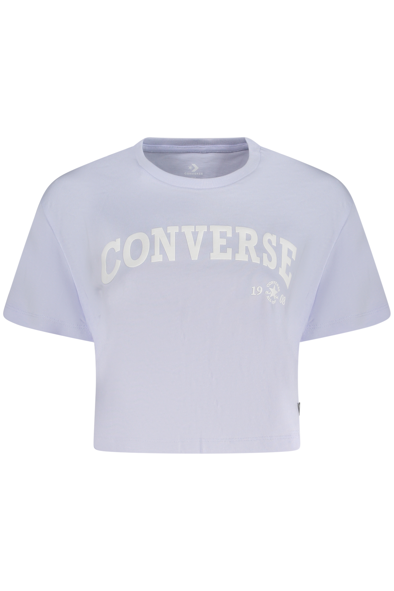 CONVERSE WOMEN SHORT SLEEVE T-SHIRT PURPLE CONVERSE WOMEN SHORT SLEEVE T-SHIRT PURPLE