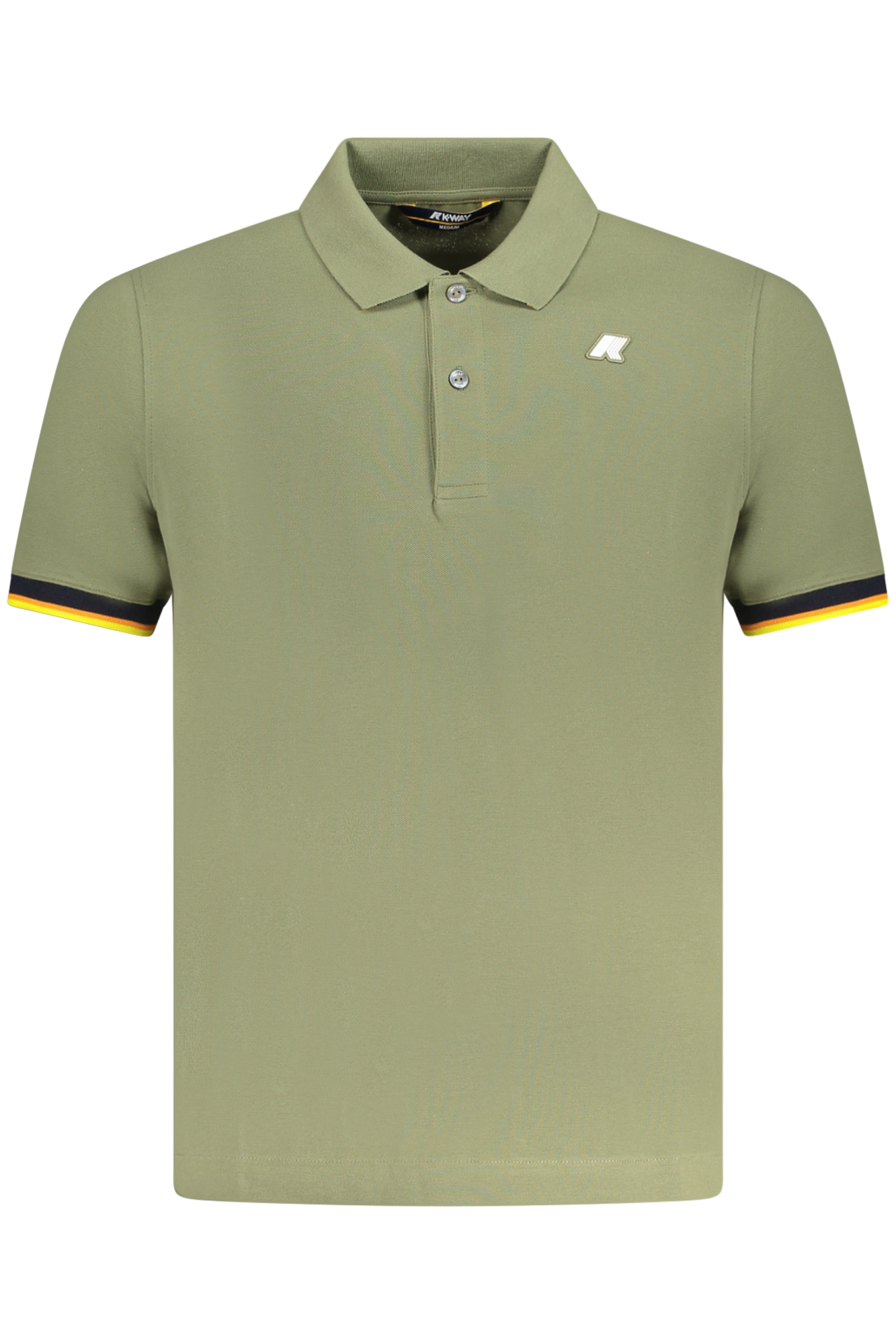 K-WAY POLO SHORT SLEEVES MEN GREEN