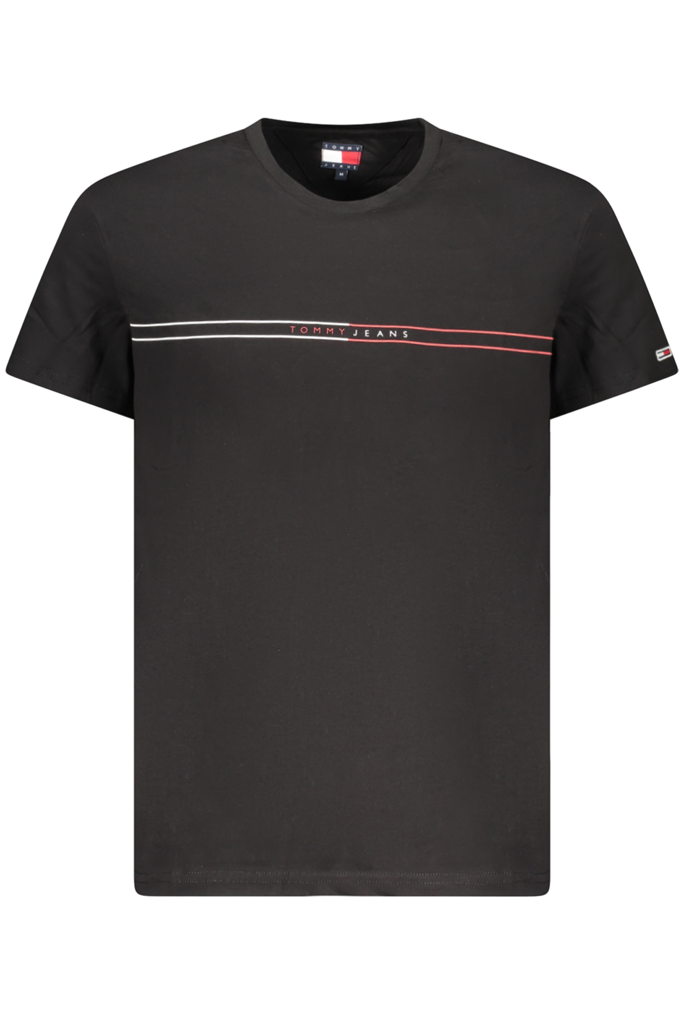 TOMMY HILFIGER SHORT SLEEVE T-SHIRT MEN BLACK