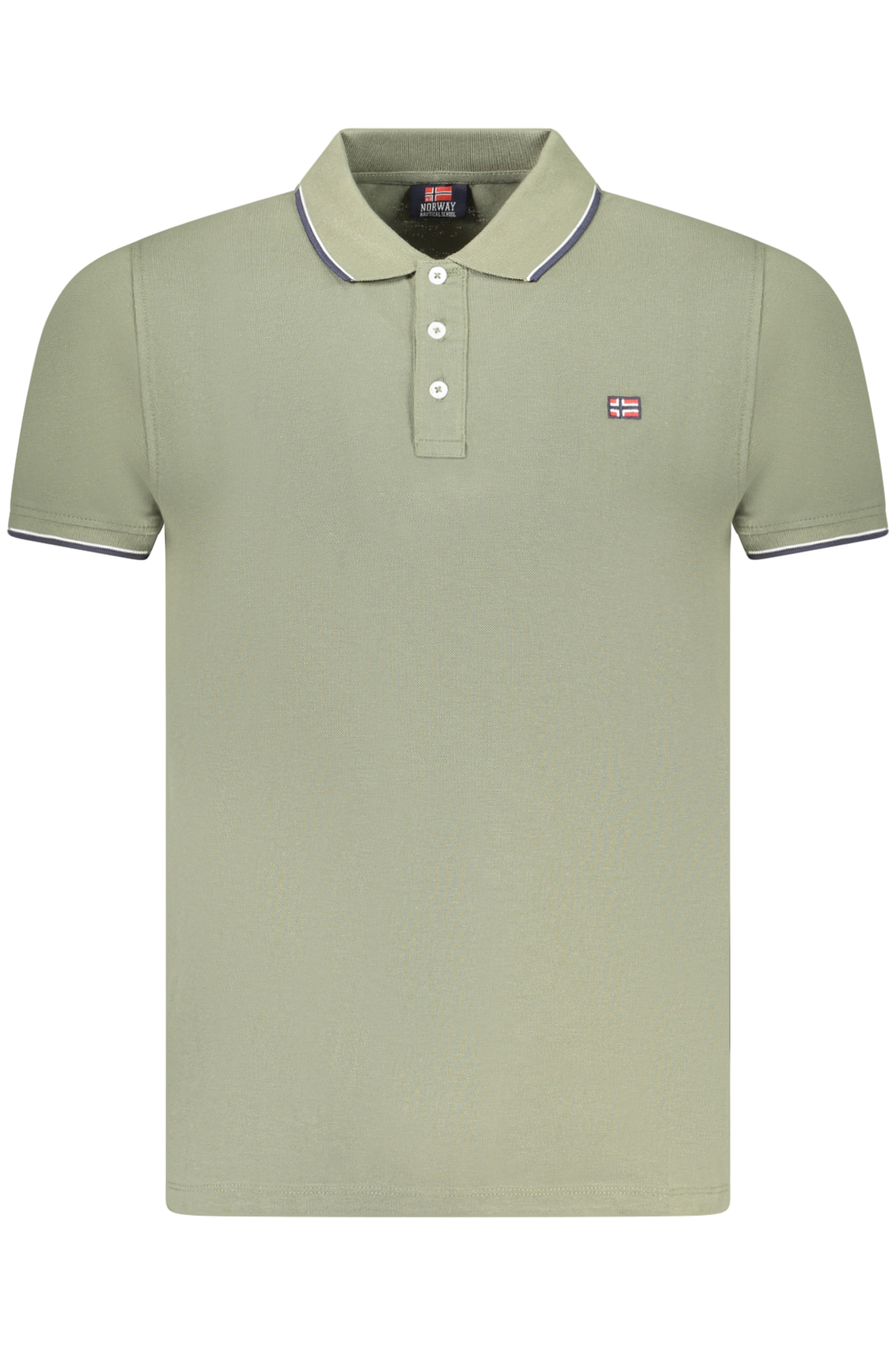 NORWAY 1963 MEN SHORT SLEEVE POLO GREEN NORWAY 1963 MEN SHORT SLEEVE POLO GREEN
