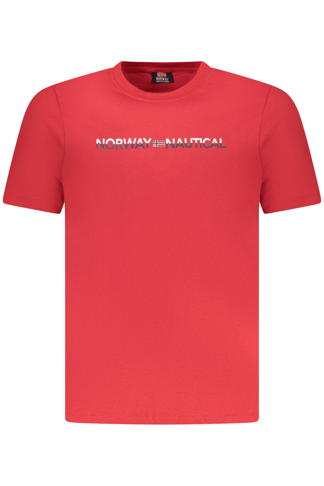 NORWAY 1963 MEN SHORT SLEEVE T-SHIRT RED NORWAY 1963 MEN SHORT SLEEVE T-SHIRT RED