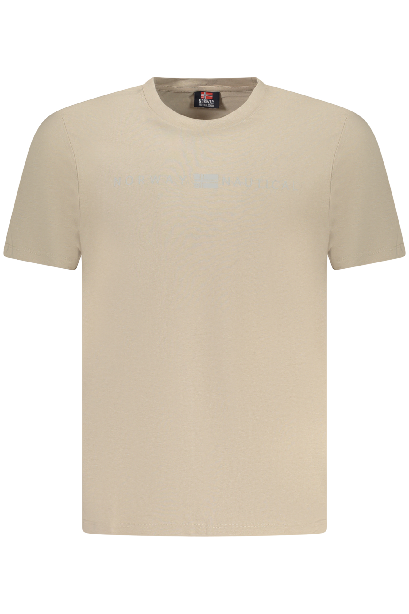 NORWAY 1963 MEN SHORT SLEEVE T-SHIRT BEIGE NORWAY 1963 MEN SHORT SLEEVE T-SHIRT BEIGE
