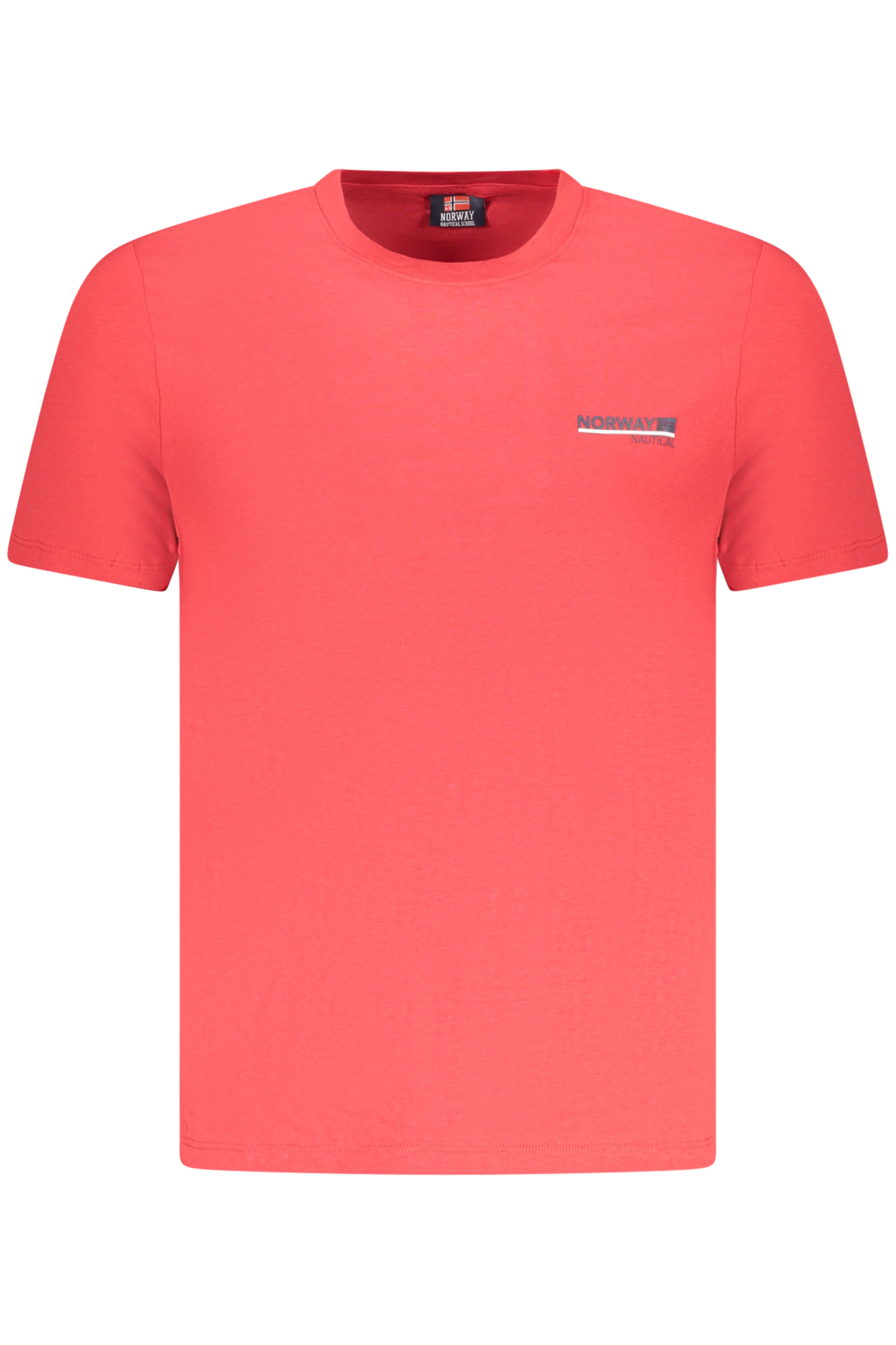 NORWAY 1963 MEN SHORT SLEEVE T-SHIRT RED NORWAY 1963 MEN SHORT SLEEVE T-SHIRT RED