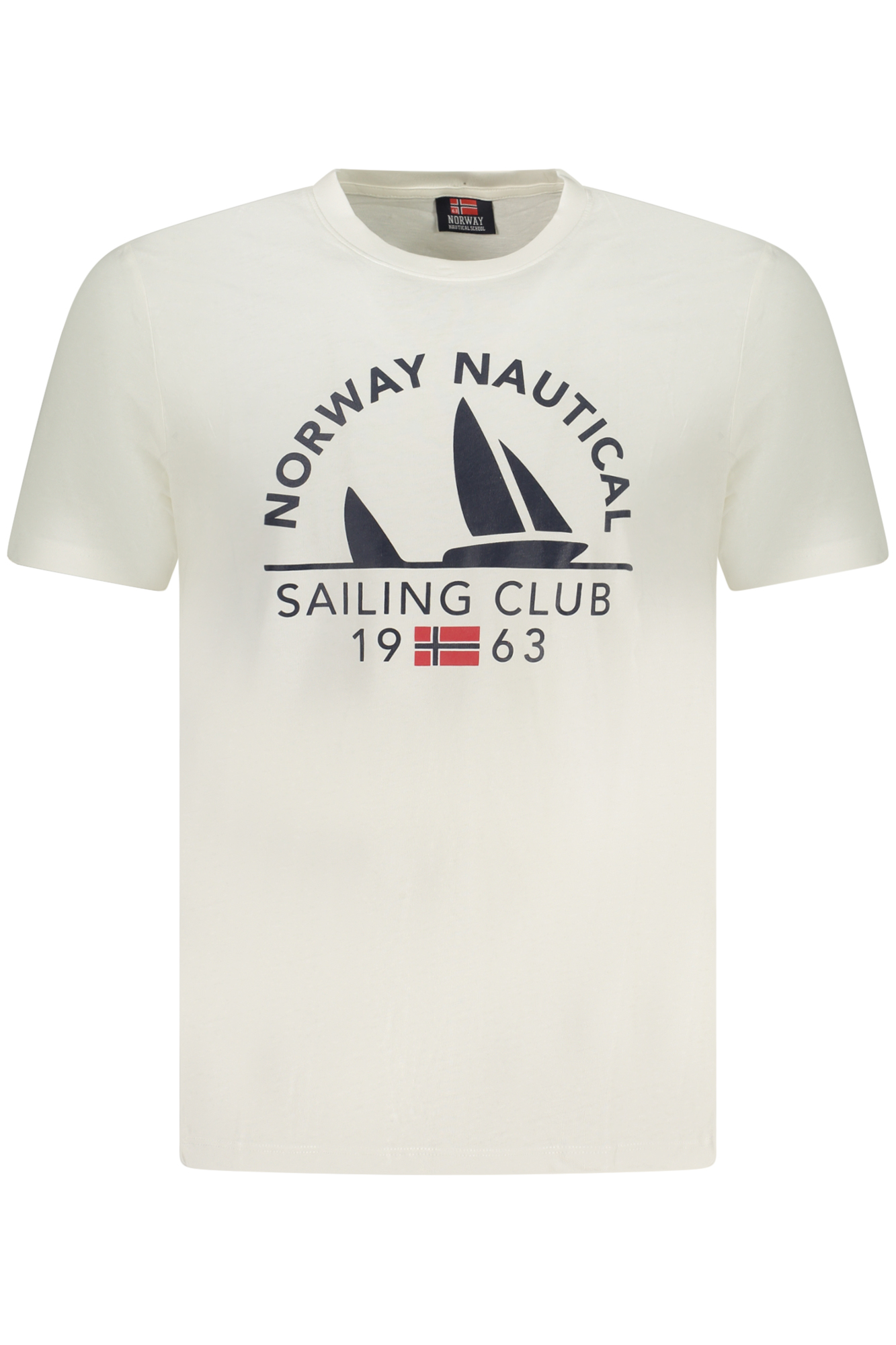 NORWAY 1963 MEN SHORT SLEEVE T-SHIRT WHITE NORWAY 1963 MEN SHORT SLEEVE T-SHIRT WHITE