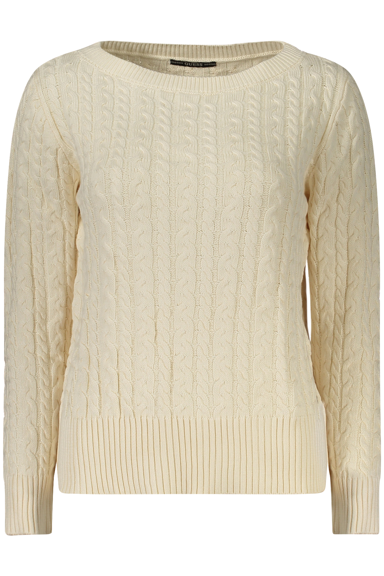 GUESS JEANS WOMEN WHITE SWEATER