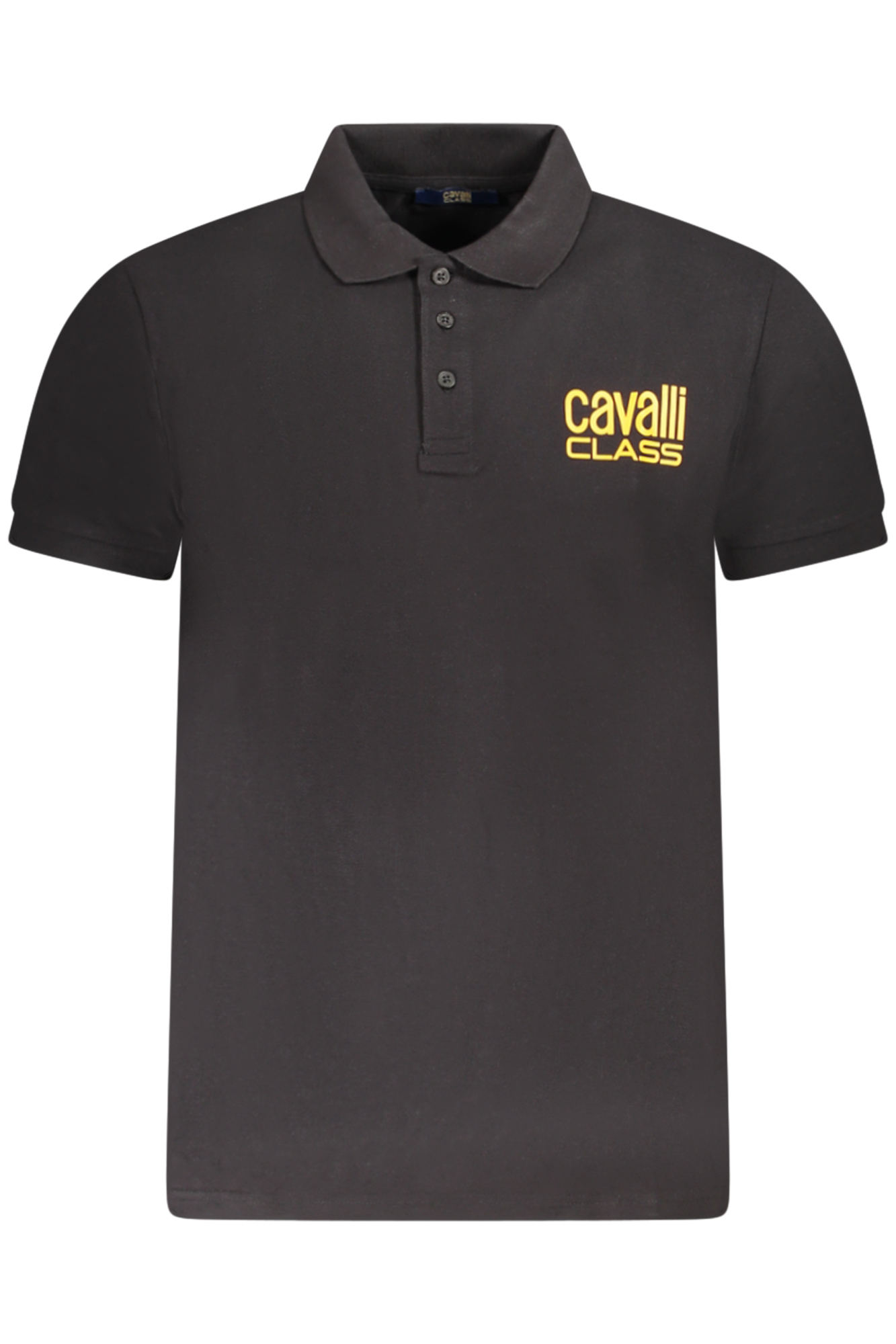 CAVALLI CLASS POLO SHORT SLEEVE MEN BLACK CAVALLI CLASS POLO SHORT SLEEVE MEN BLACK