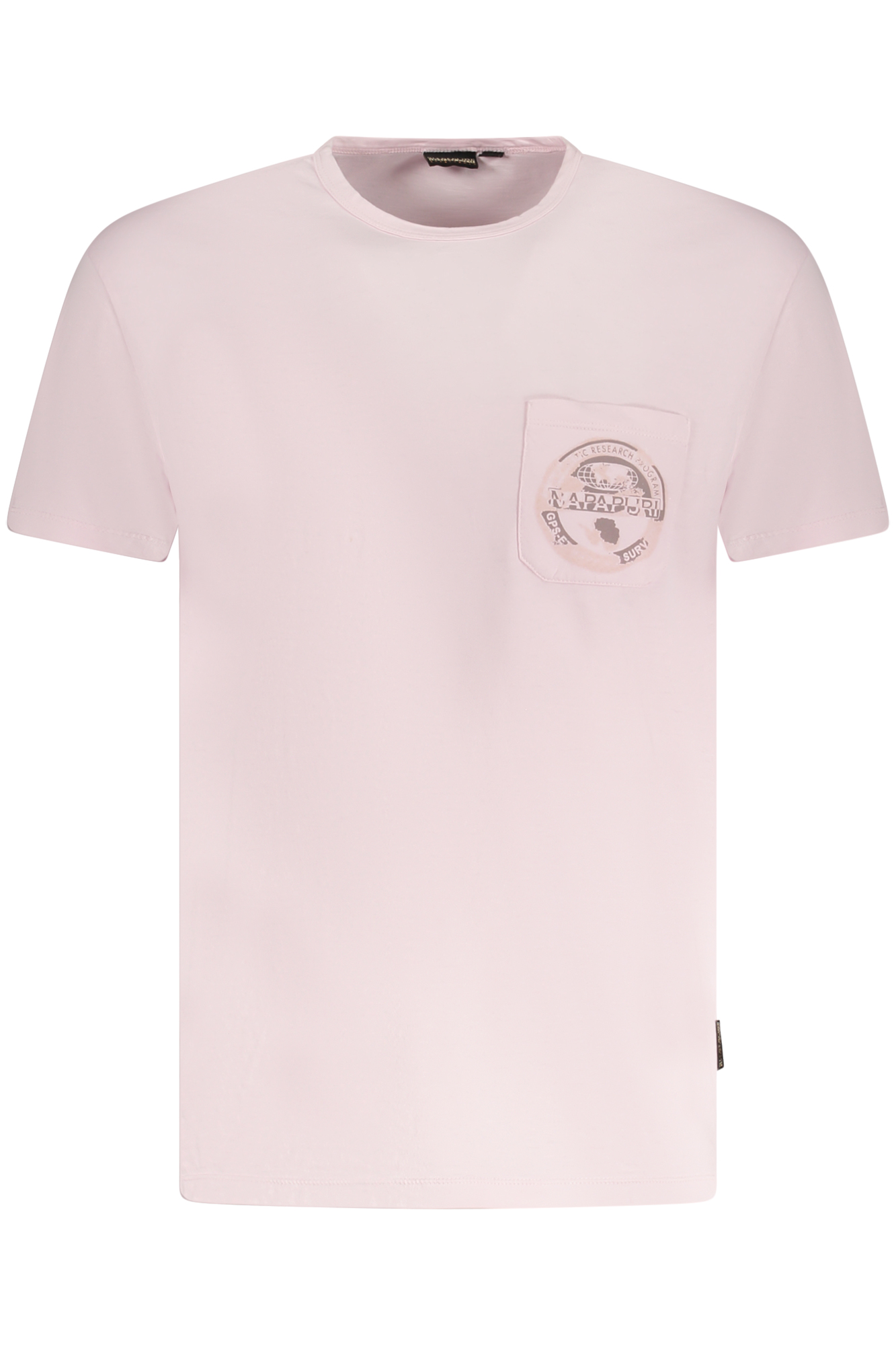 NAPAPIJRI MEN SHORT SLEEVE T-SHIRT PINK NAPAPIJRI MEN SHORT SLEEVE T-SHIRT PINK