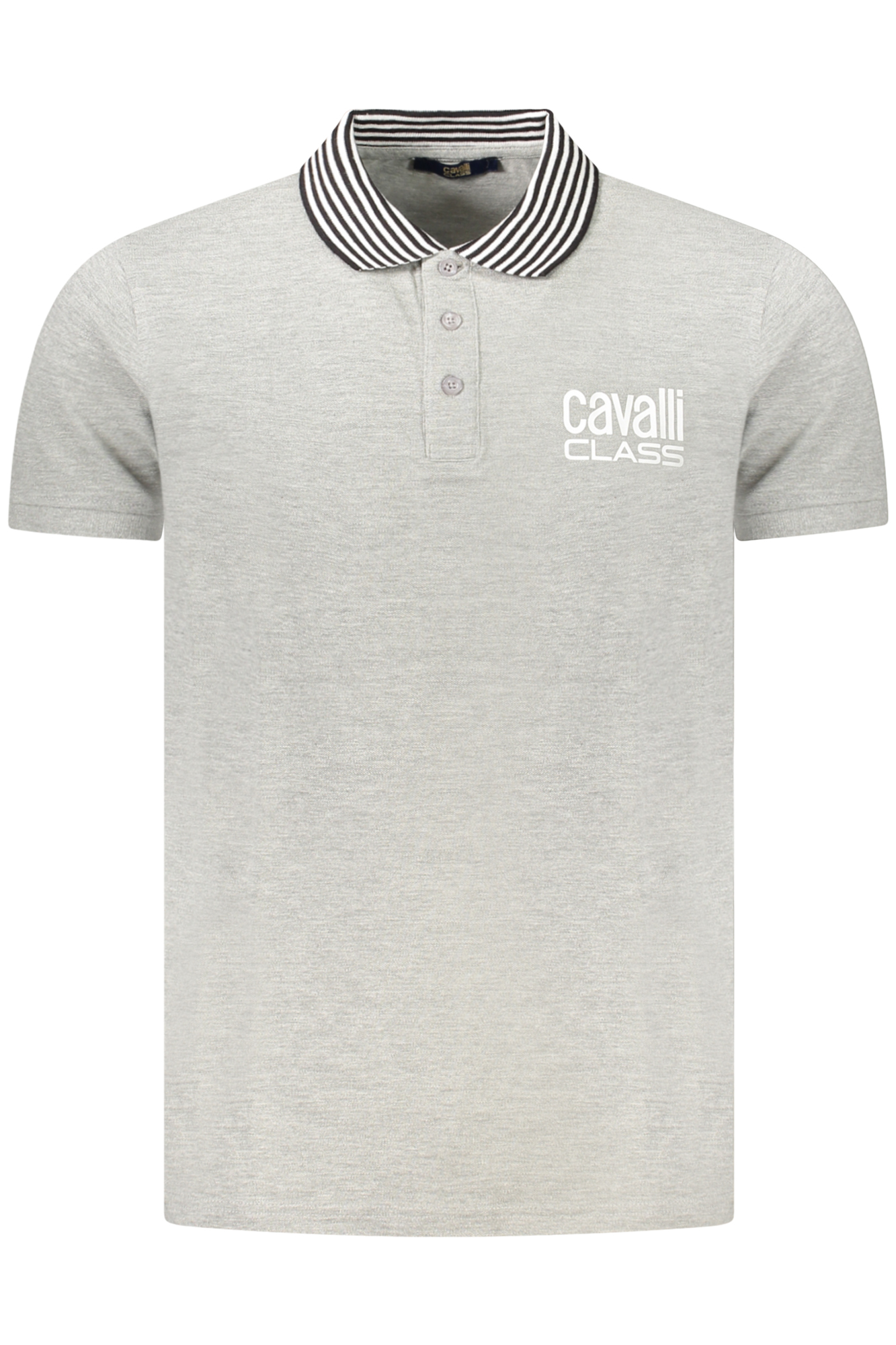CAVALLI CLASS POLO SHORT SLEEVES MEN GREY CAVALLI CLASS POLO SHORT SLEEVES MEN GREY