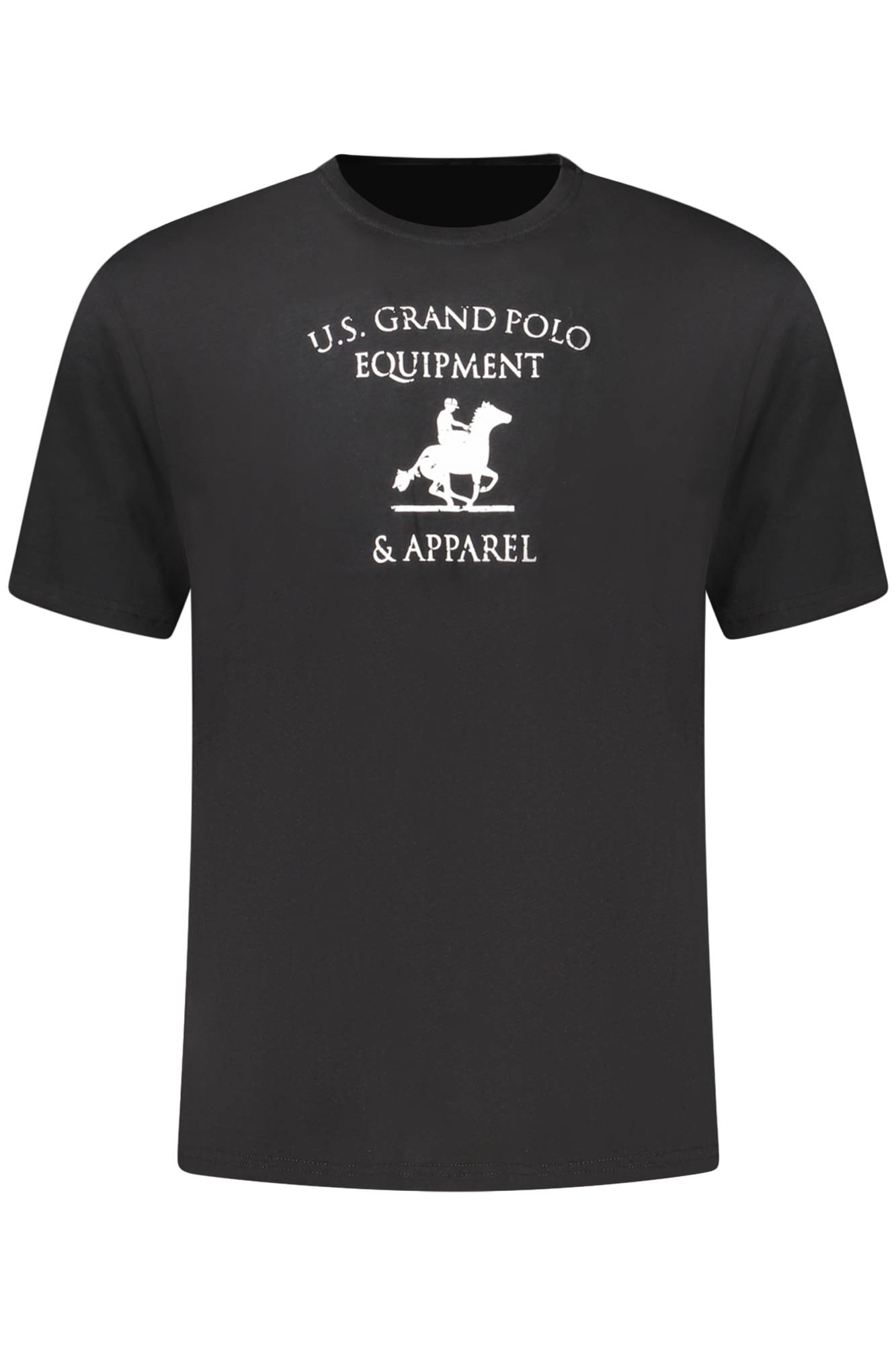US GRAND MEN BLACK SHORT-SLEEVE T-SHIRT