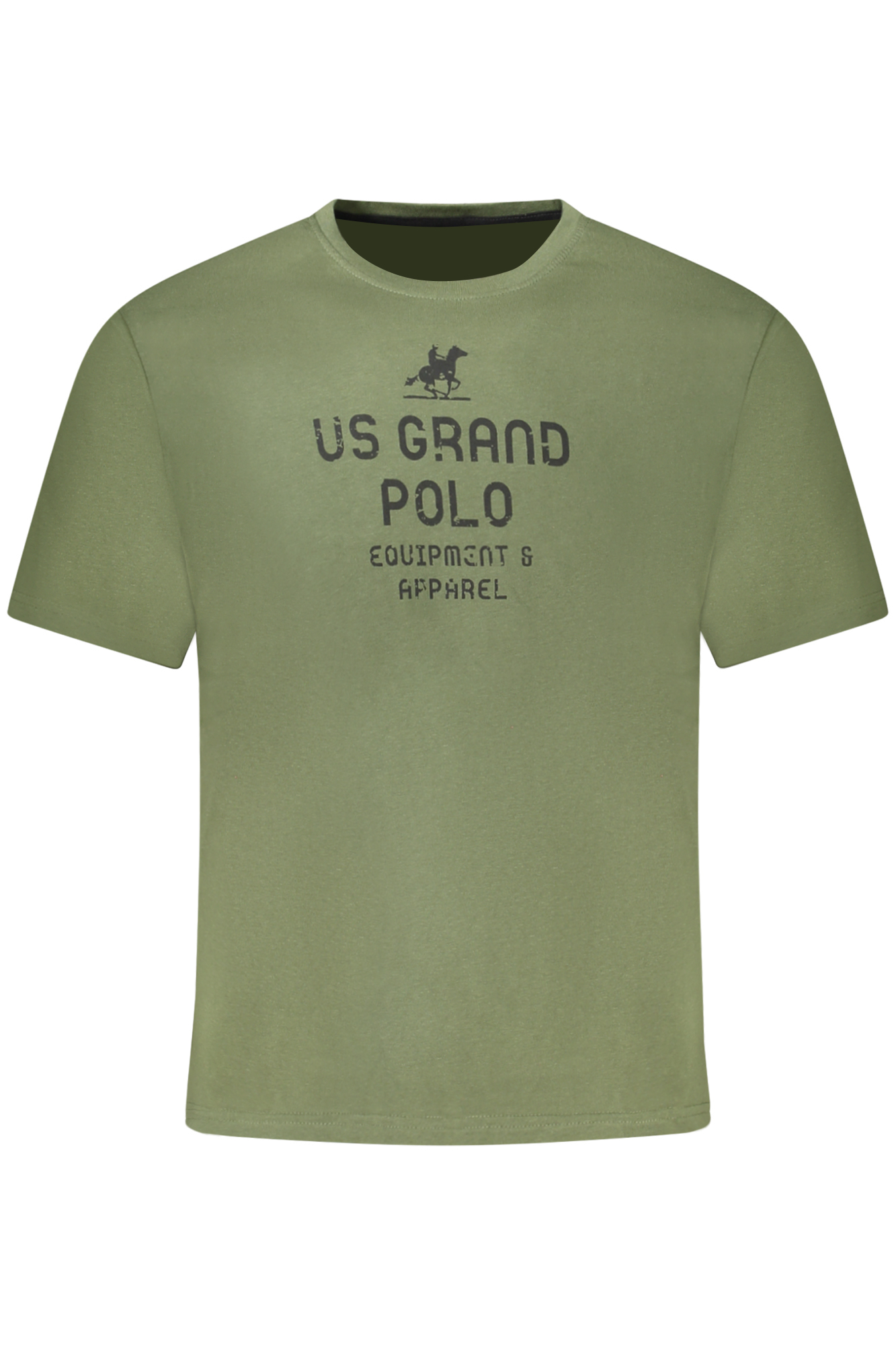 US GRAND MEN SHORT-SLEEVED GREEN T-SHIRT