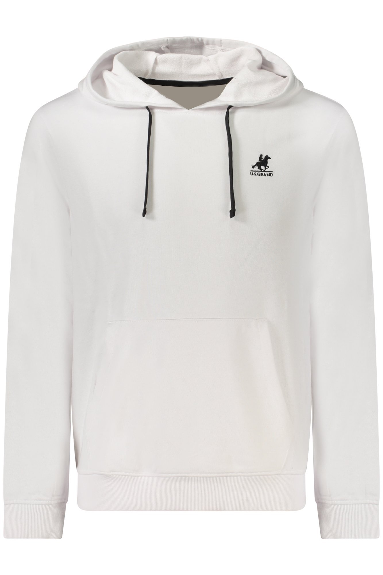 US GRAND MEN WHITE ZIP-UP SWEATSHIRT US GRAND MEN WHITE ZIP-UP SWEATSHIRT