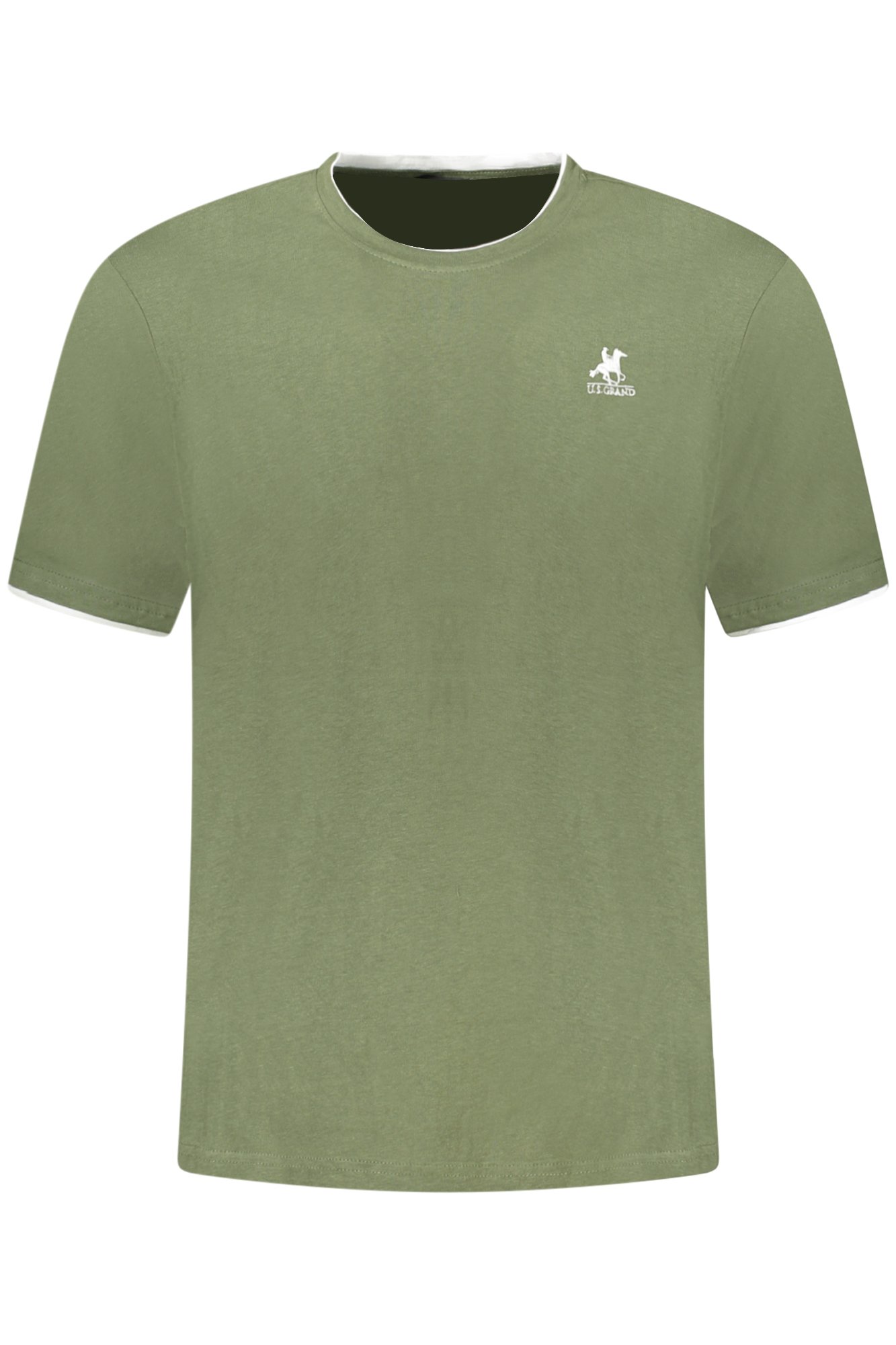 US GRAND MEN SHORT-SLEEVED GREEN T-SHIRT US GRAND MEN SHORT-SLEEVED GREEN T-SHIRT