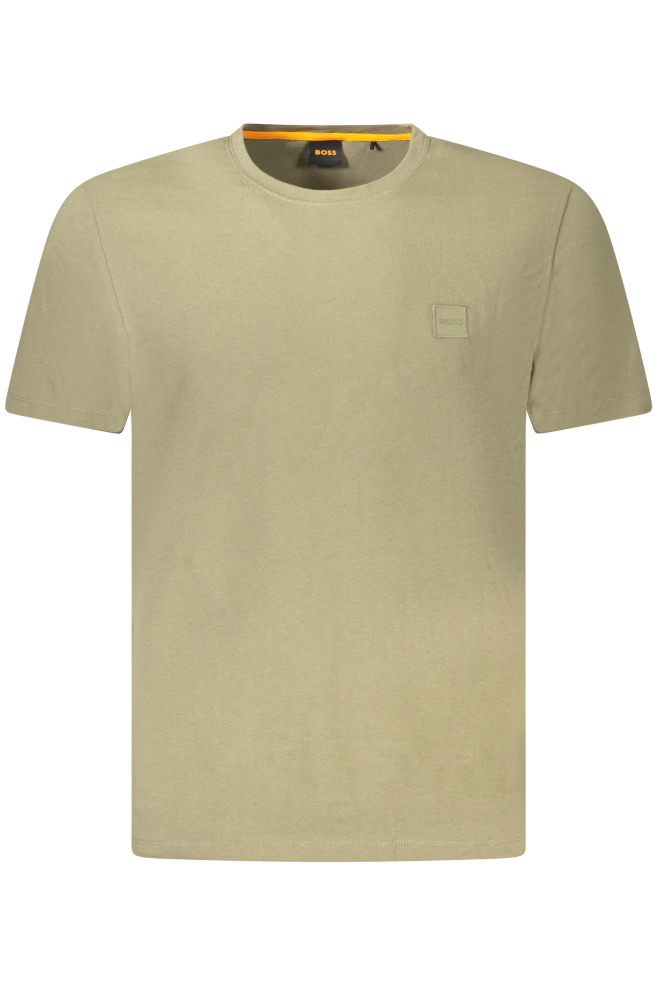BOSS SHORT SLEEVE T-SHIRT MEN GREEN BOSS SHORT SLEEVE T-SHIRT MEN GREEN