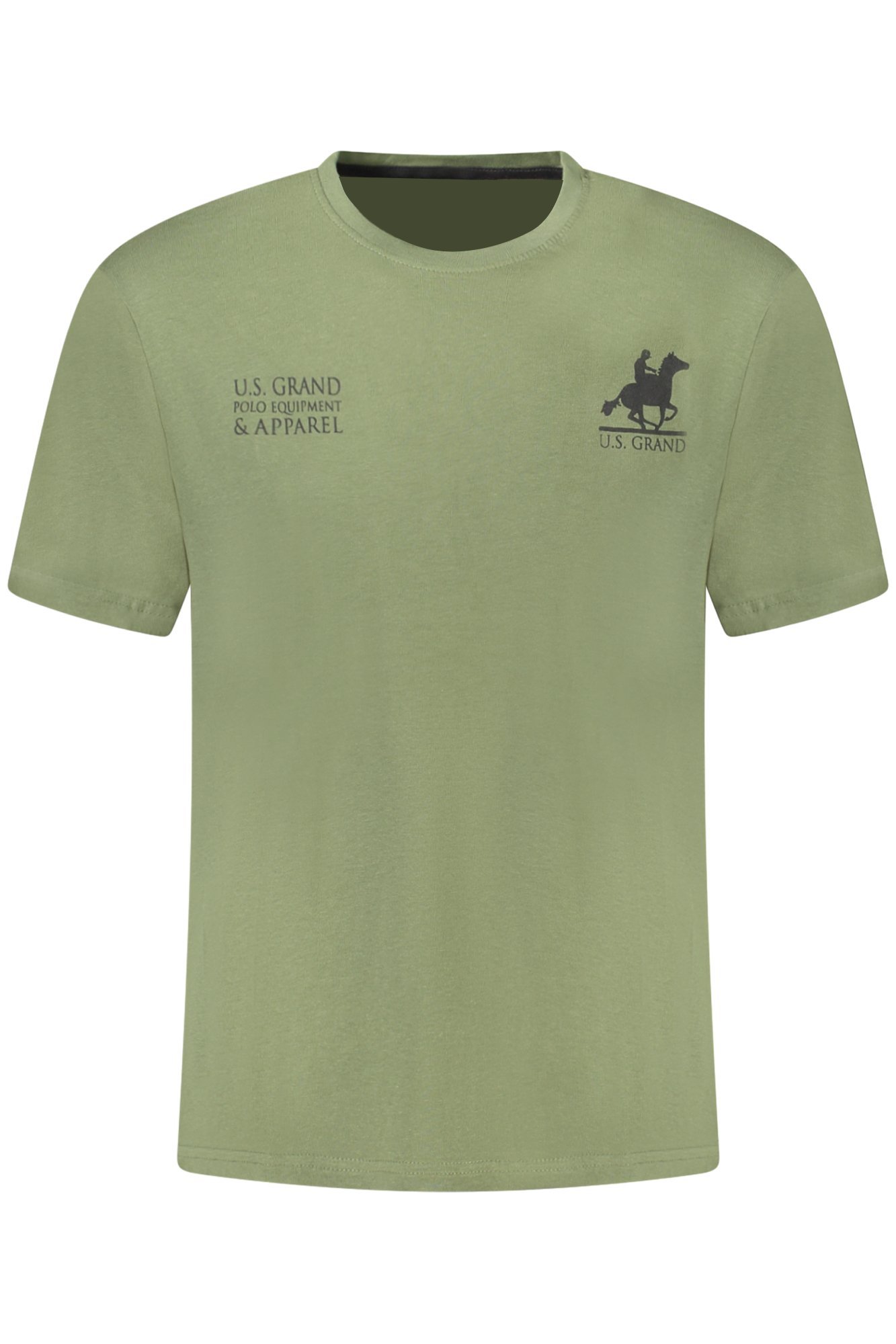 US GRAND MEN SHORT-SLEEVED GREEN T-SHIRT US GRAND MEN SHORT-SLEEVED GREEN T-SHIRT
