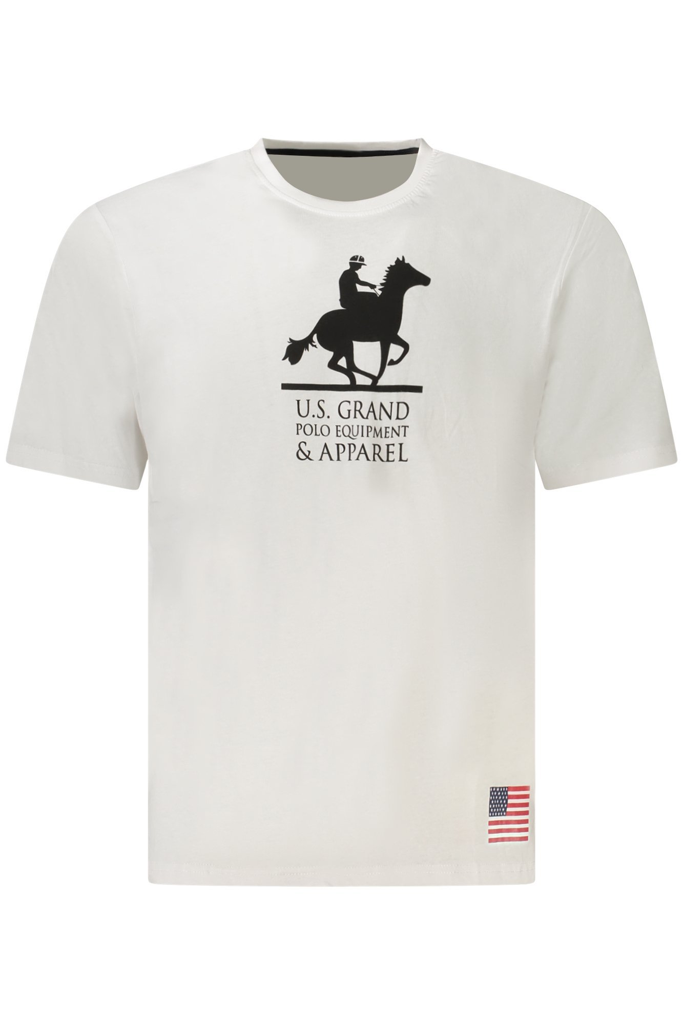 US GRAND MEN SHORT-SLEEVE T-SHIRT WHITE US GRAND MEN SHORT-SLEEVE T-SHIRT WHITE