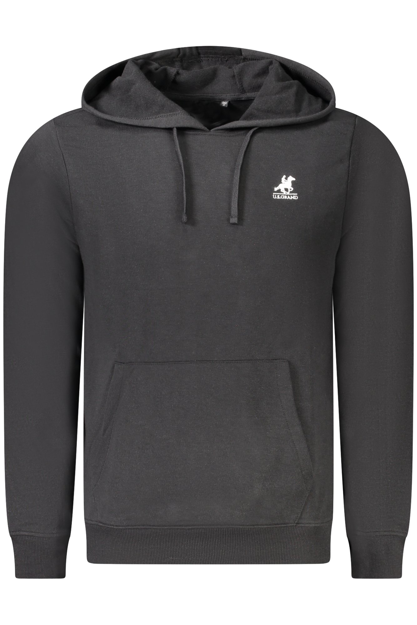 US GRAND MEN BLACK ZIP-UP SWEATSHIRT US GRAND MEN BLACK ZIP-UP SWEATSHIRT