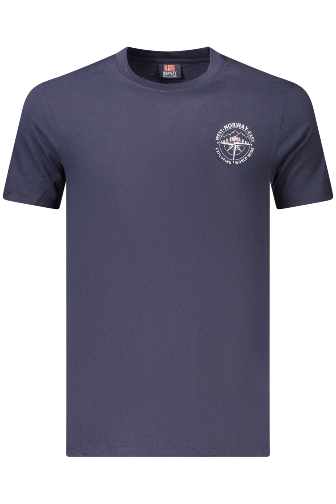 NORWAY 1963 MEN SHORT SLEEVE T-SHIRT BLUE NORWAY 1963 MEN SHORT SLEEVE T-SHIRT BLUE