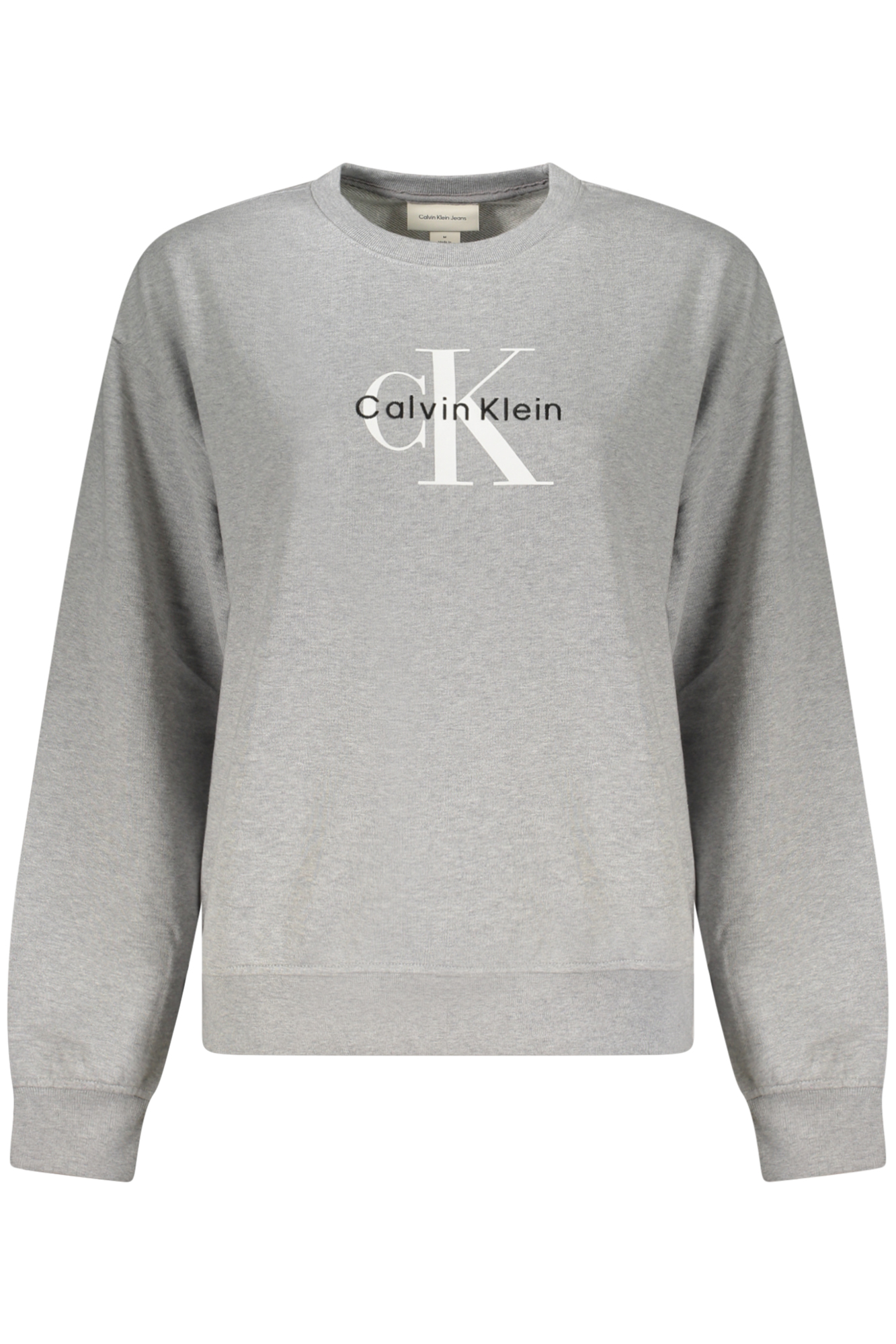 CALVIN KLEIN SWEATSHIRT WITHOUT ZIP WOMEN GREY CALVIN KLEIN SWEATSHIRT WITHOUT ZIP WOMEN GREY