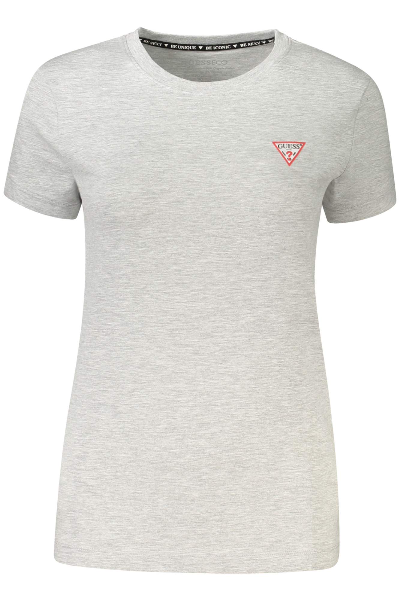 GUESS JEANS SHORT SLEEVE T-SHIRT WOMEN GREY