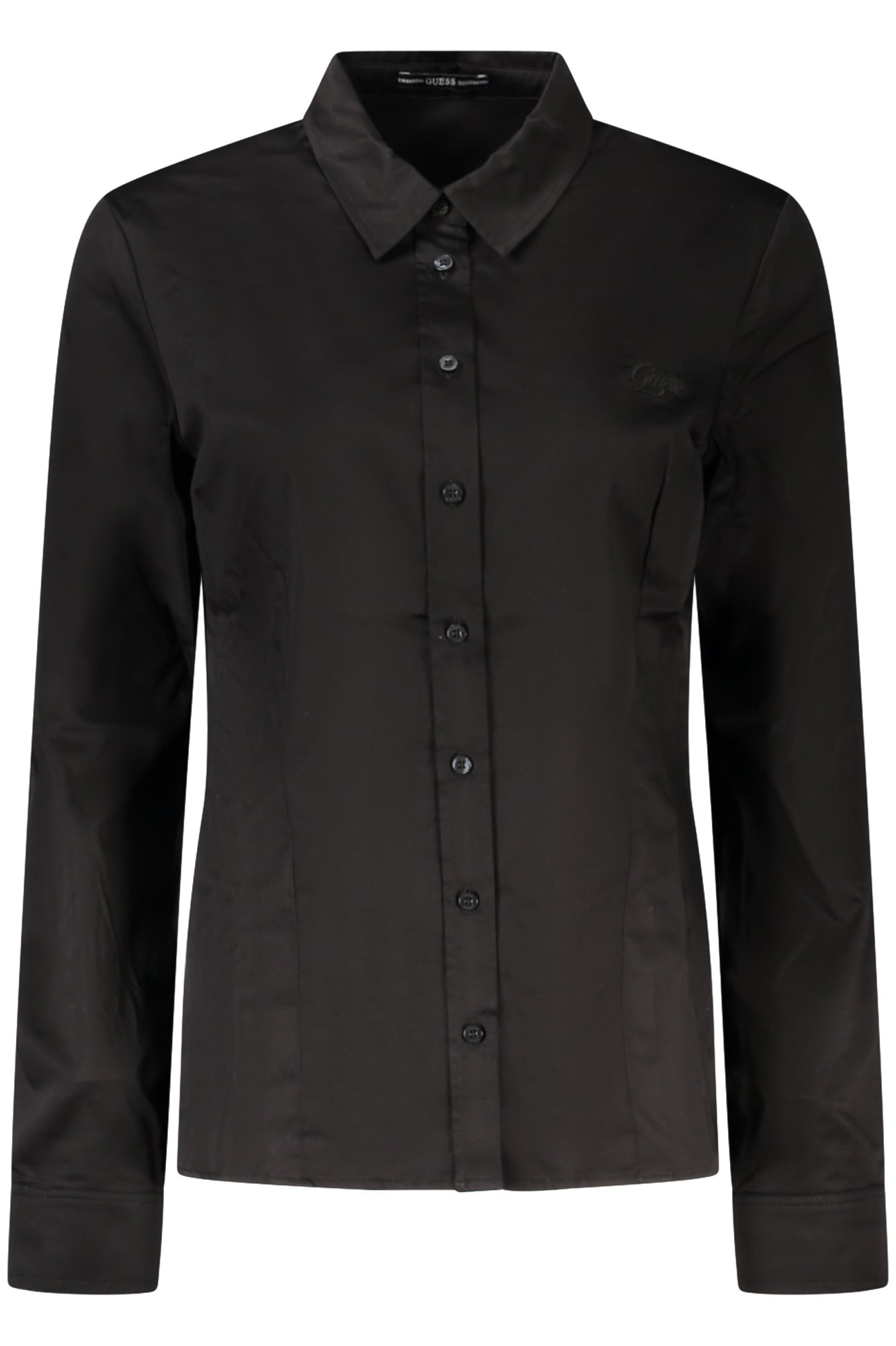 GUESS JEANS LONG SLEEVE SHIRT WOMEN BLACK