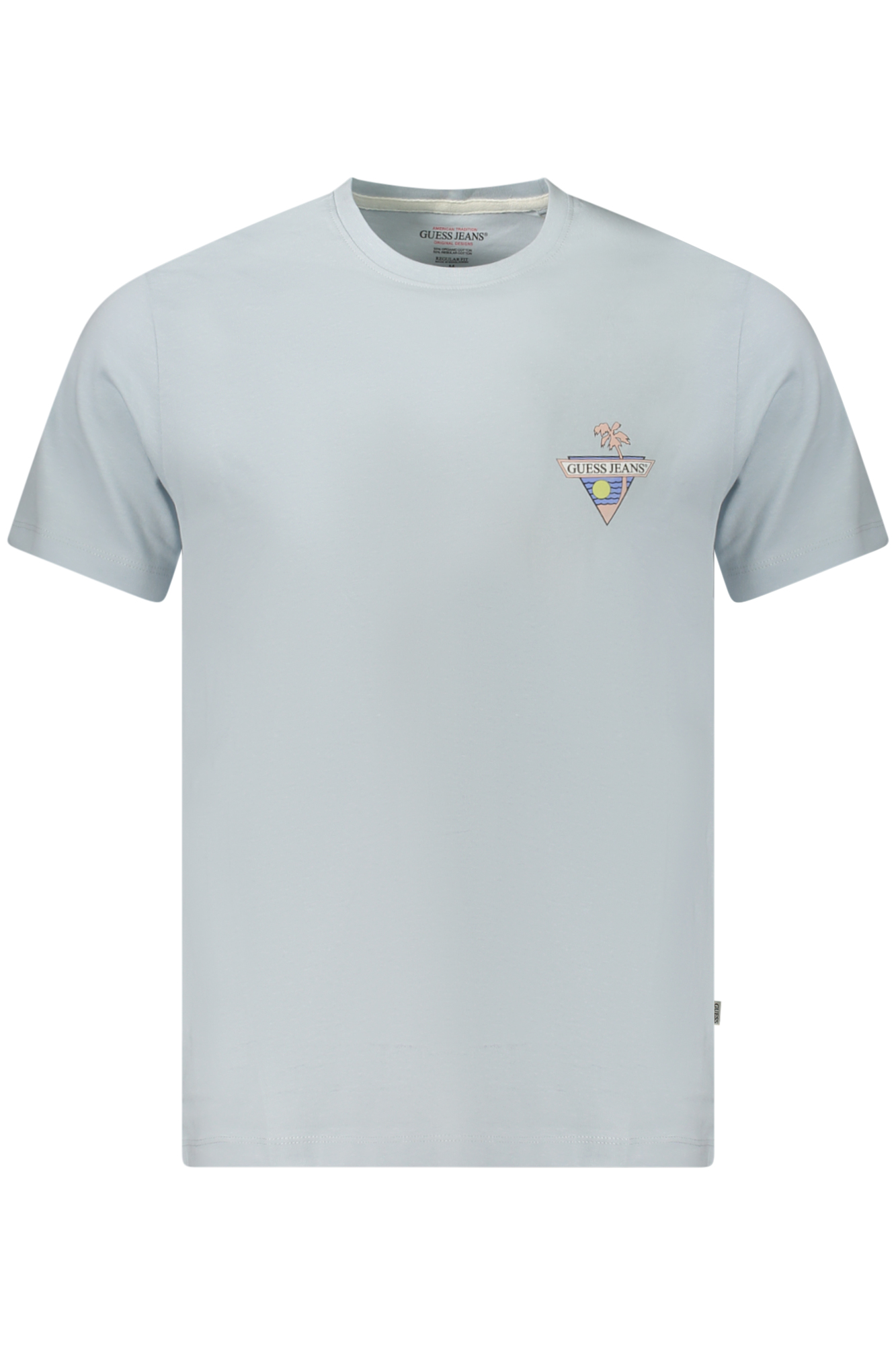 GUESS JEANS SHORT SLEEVE T-SHIRT MEN BLUE GUESS JEANS SHORT SLEEVE T-SHIRT MEN BLUE