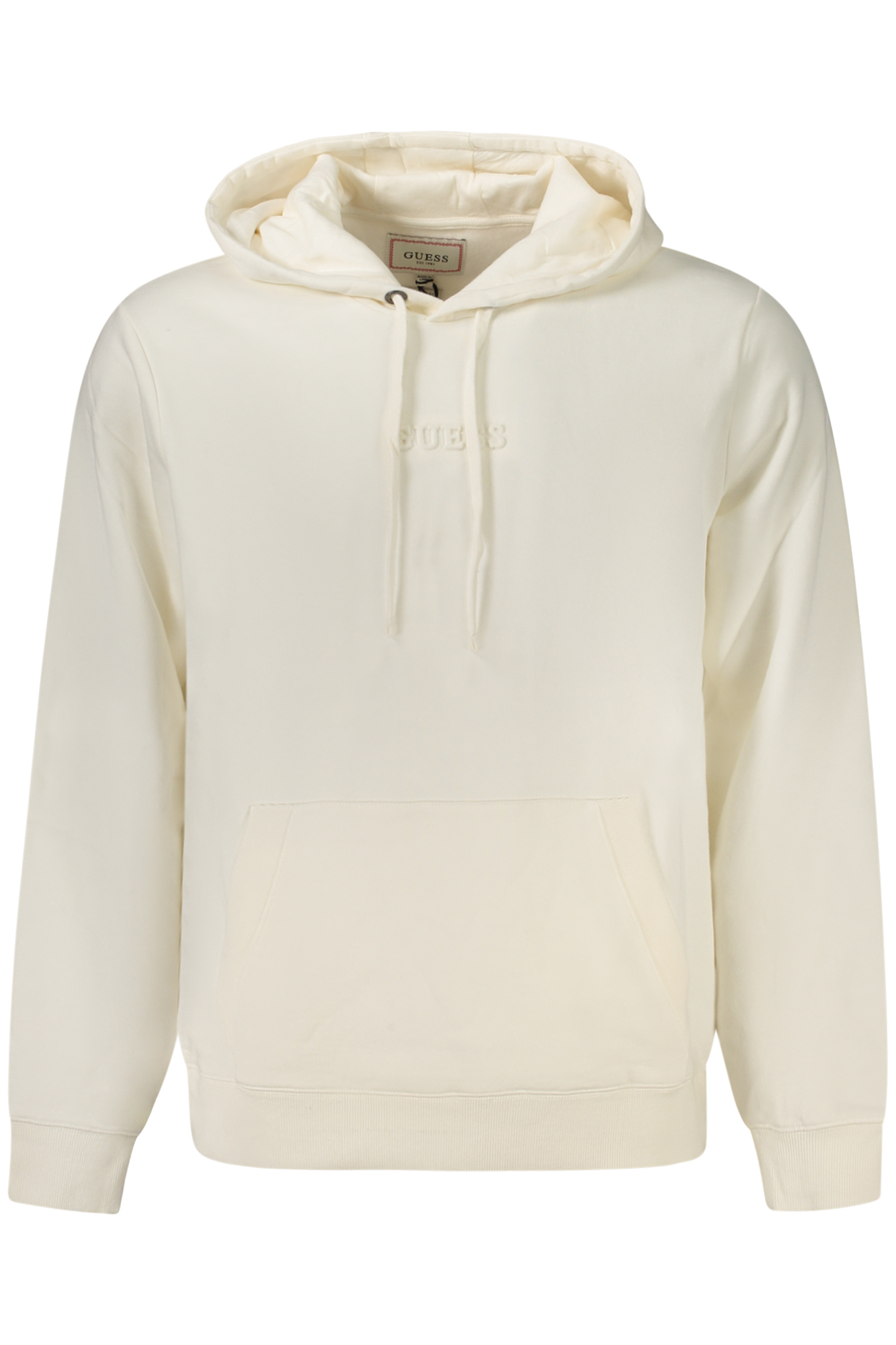 GUESS JEANS SWEATSHIRT WITHOUT ZIP MEN WHITE