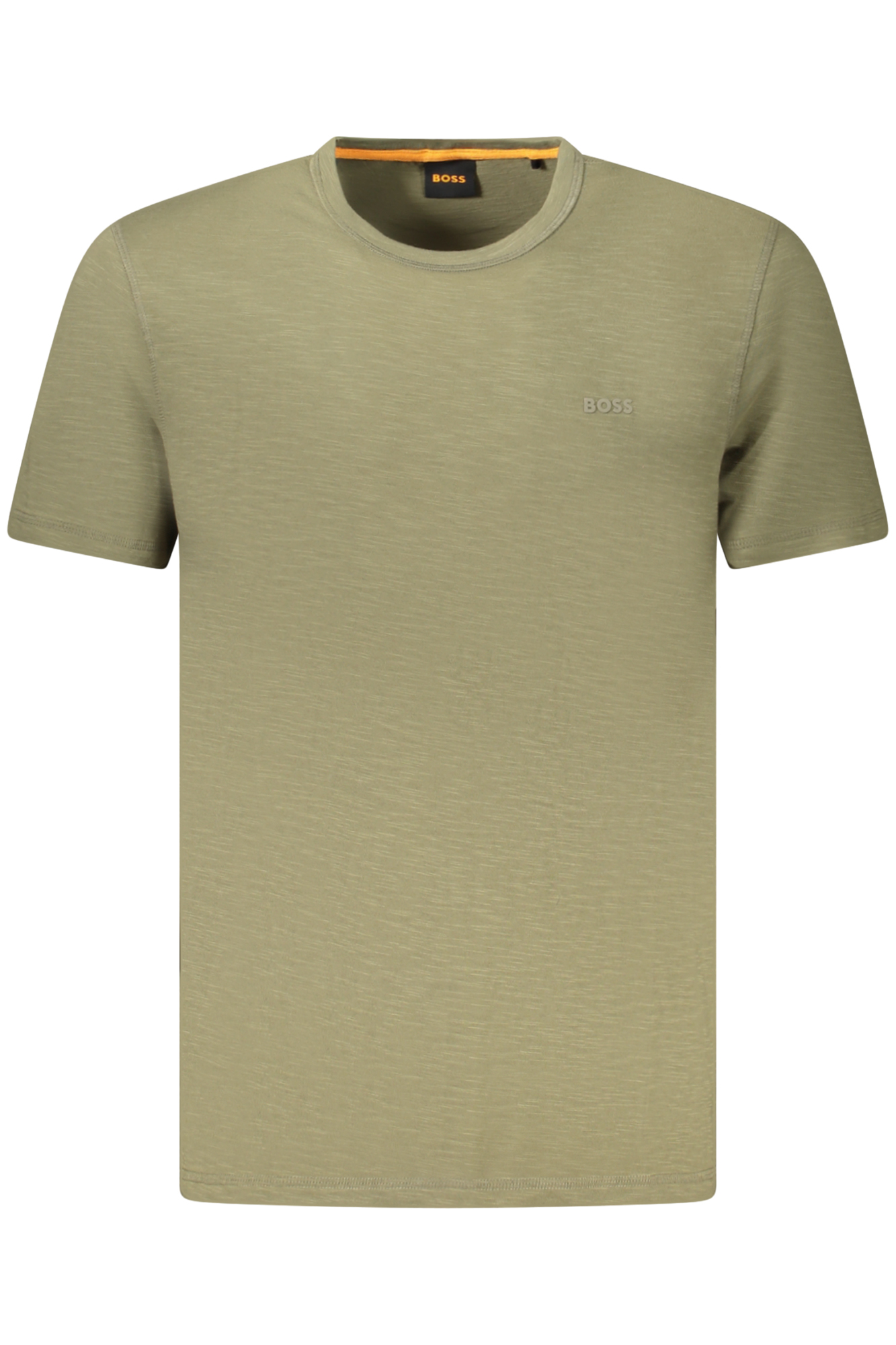 BOSS SHORT SLEEVE T-SHIRT MEN GREEN BOSS SHORT SLEEVE T-SHIRT MEN GREEN