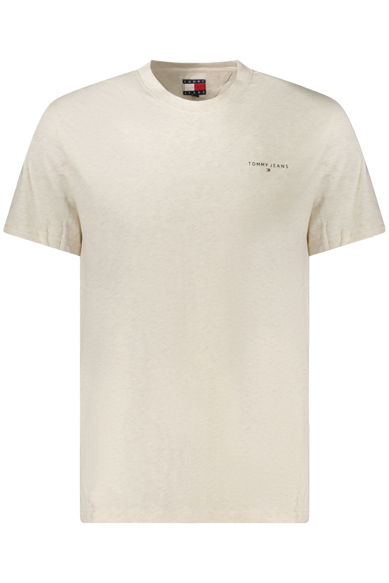 TOMMY HILFIGER MEN SHORT-SLEEVE T-SHIRT BEIGE