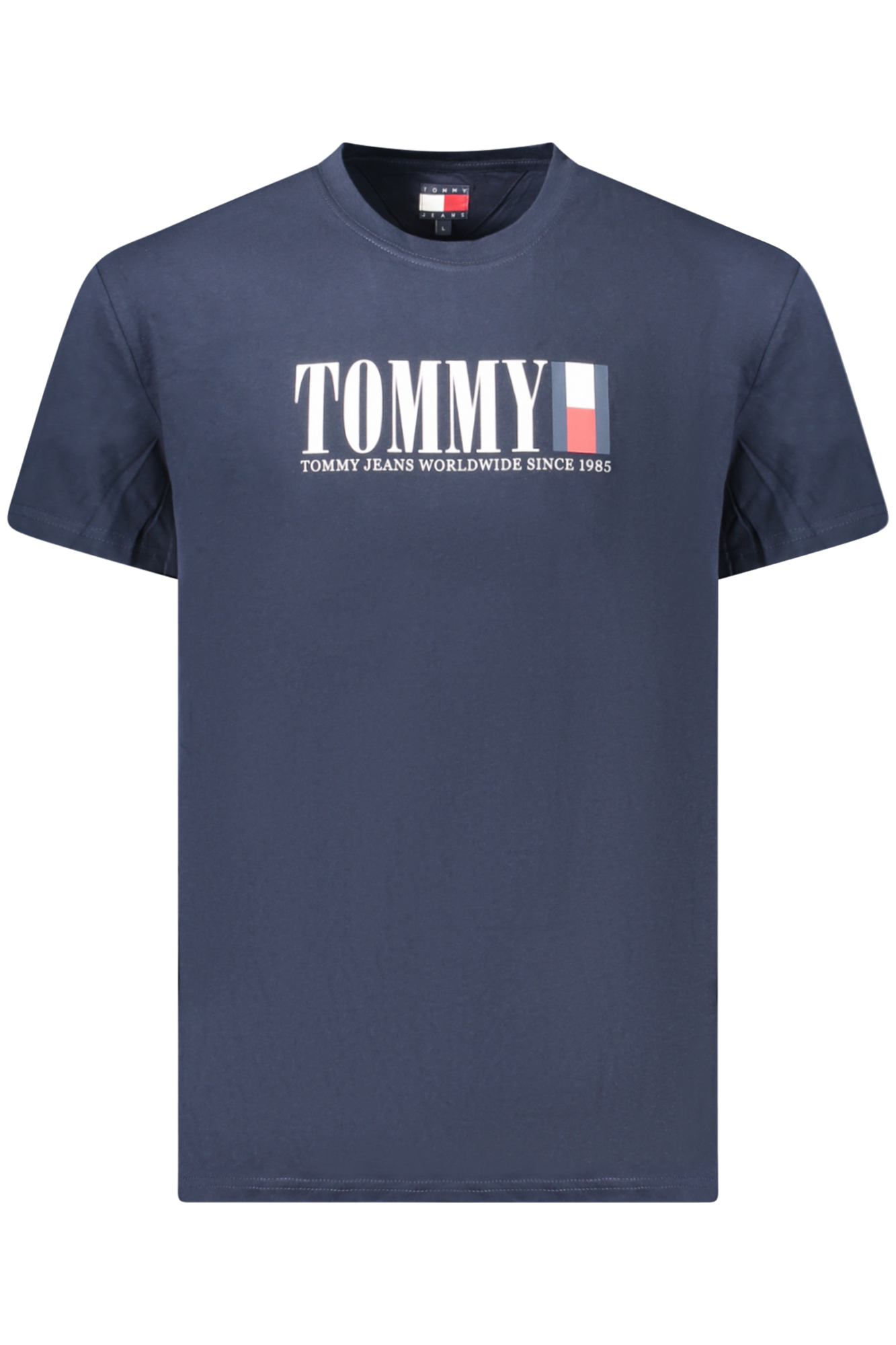 TOMMY HILFIGER MEN SHORT-SLEEVE T-SHIRT BLUE TOMMY HILFIGER MEN SHORT-SLEEVE T-SHIRT BLUE