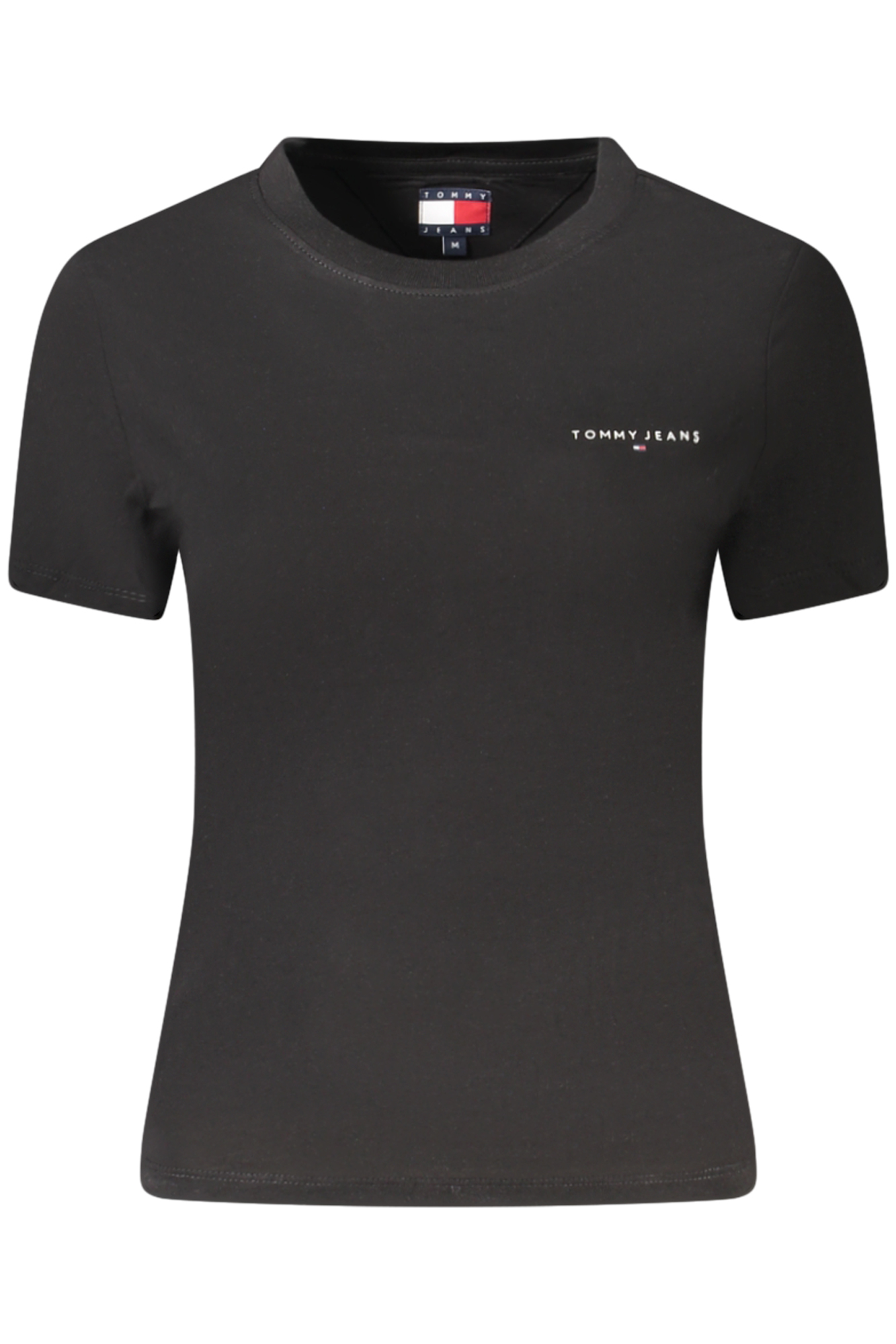 TOMMY HILFIGER WOMEN SHORT-SLEEVE T-SHIRT BLACK TOMMY HILFIGER WOMEN SHORT-SLEEVE T-SHIRT BLACK
