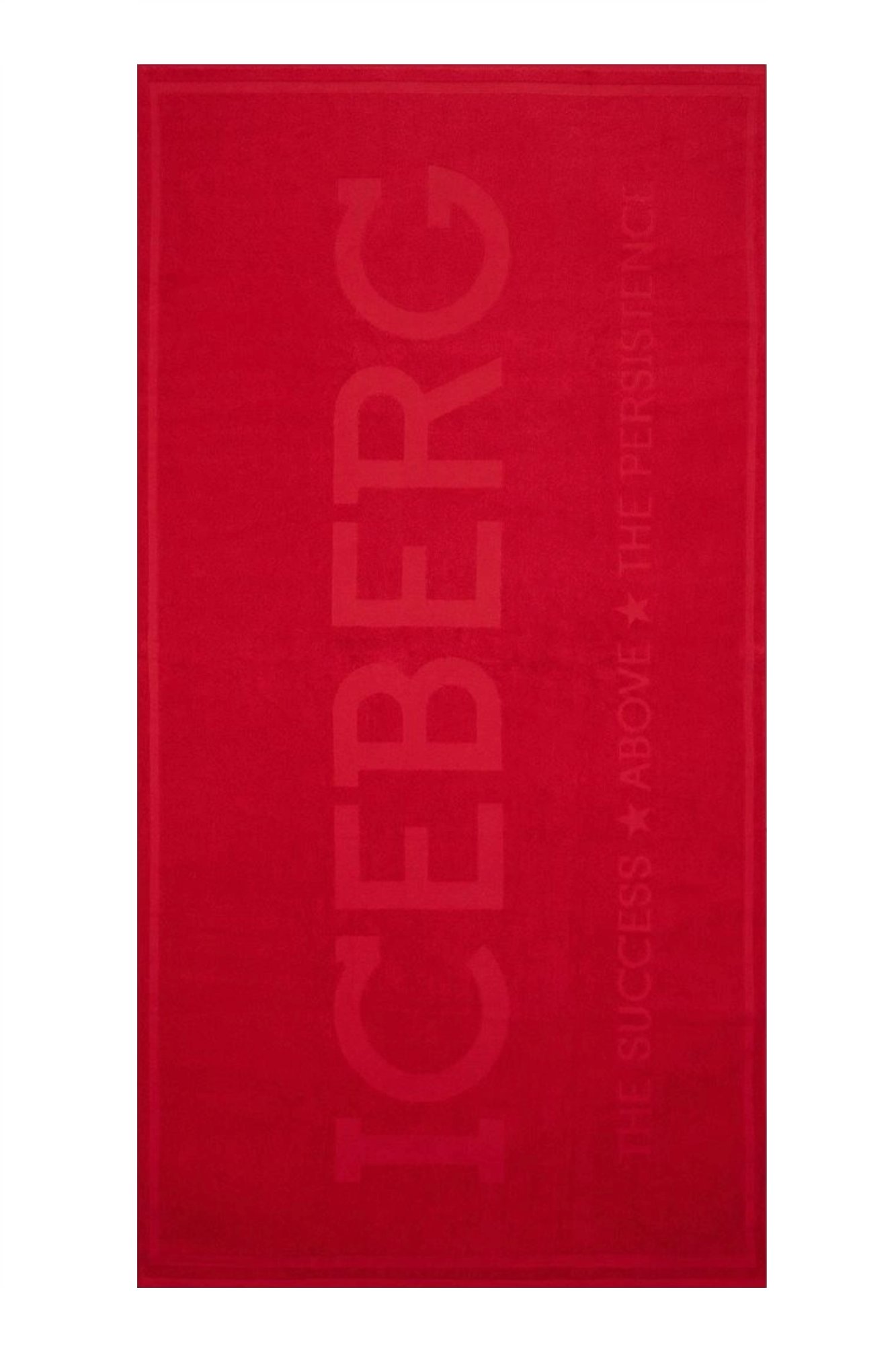 ICEBERG MEN RED BEACH TOWEL ICEBERG MEN RED BEACH TOWEL