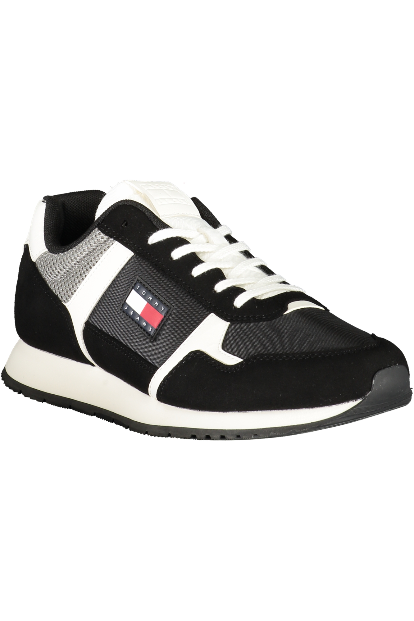 TOMMY HILFIGER MEN BLACK SPORTS SHOES