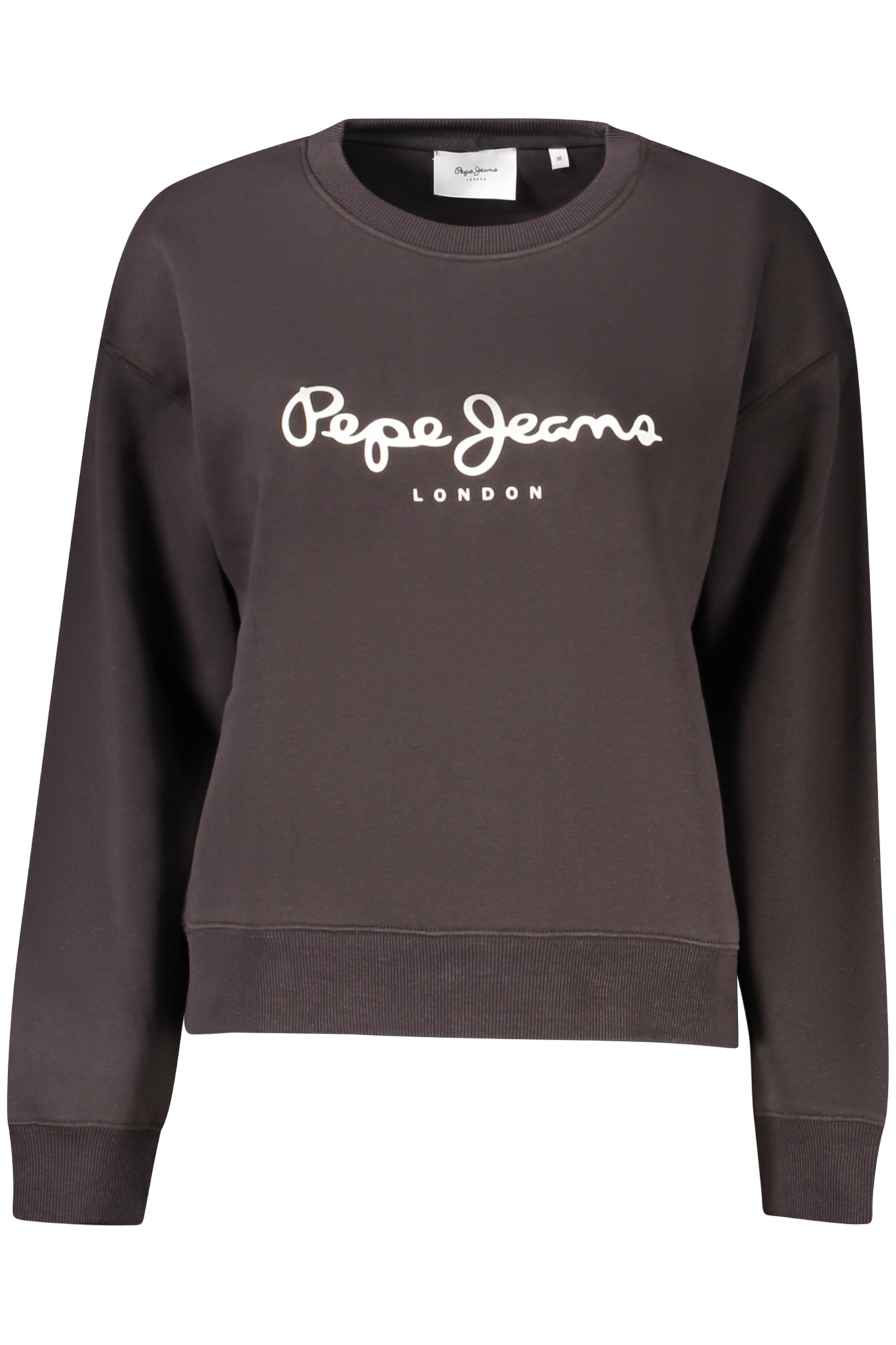 PEPE JEANS WOMEN BLACK ZIP-UP SWEATSHIRT PEPE JEANS WOMEN BLACK ZIP-UP SWEATSHIRT