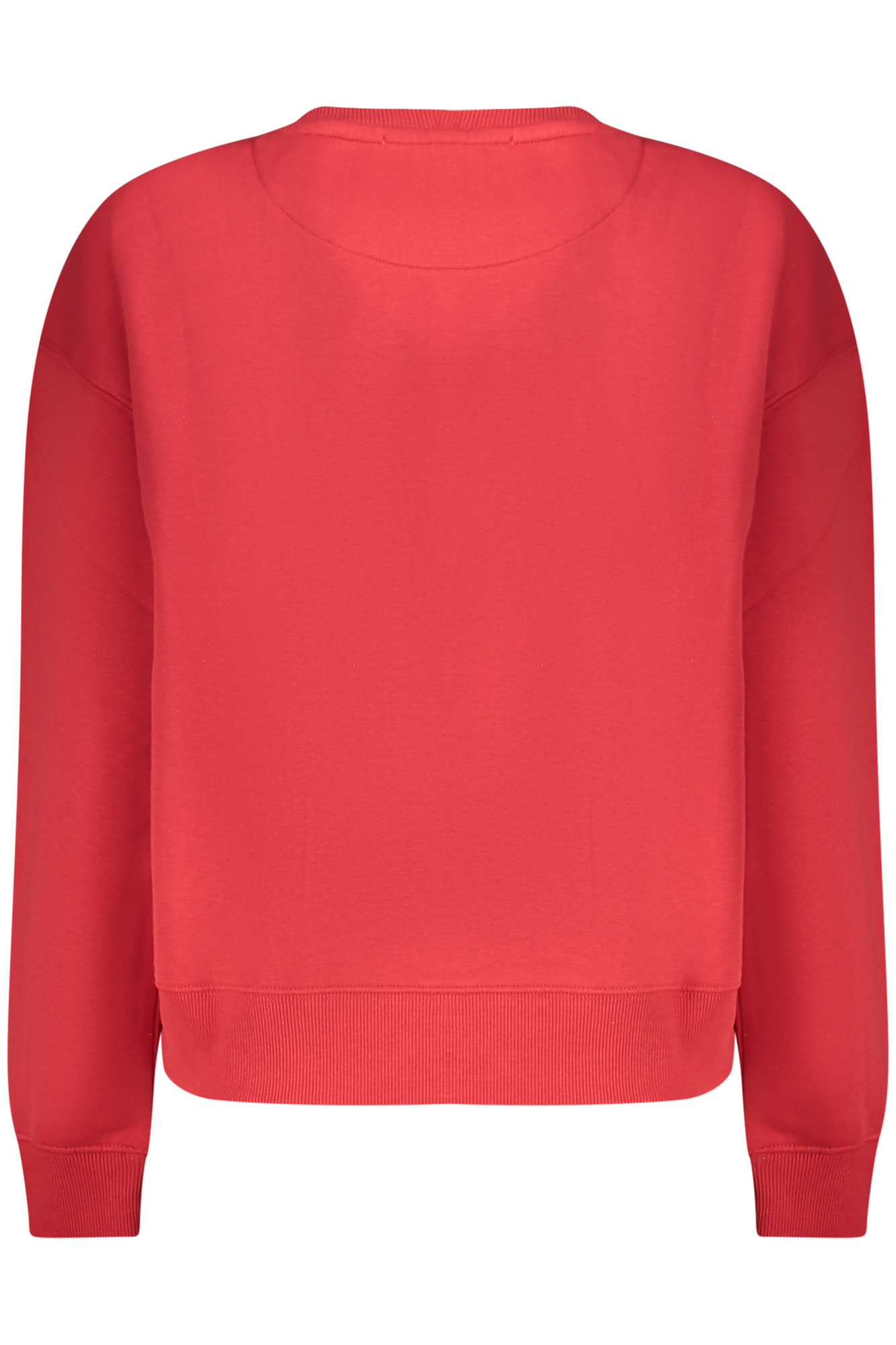 PEPE JEANS WOMEN RED ZIP-UP SWEATSHIRT
