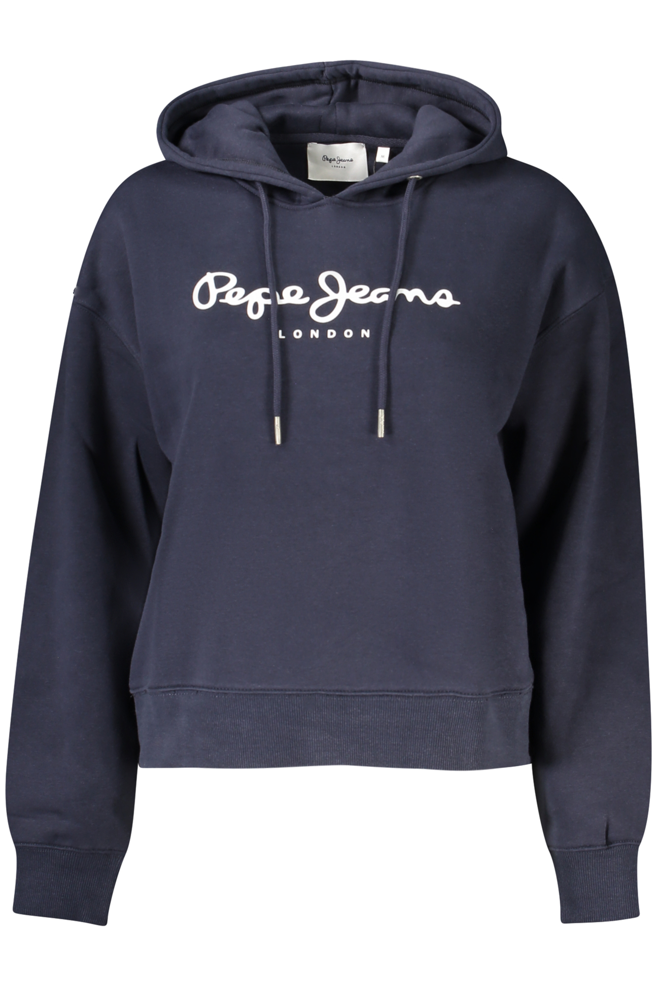 PEPE JEANS WOMEN BLUE ZIP-UP SWEATSHIRT PEPE JEANS WOMEN BLUE ZIP-UP SWEATSHIRT