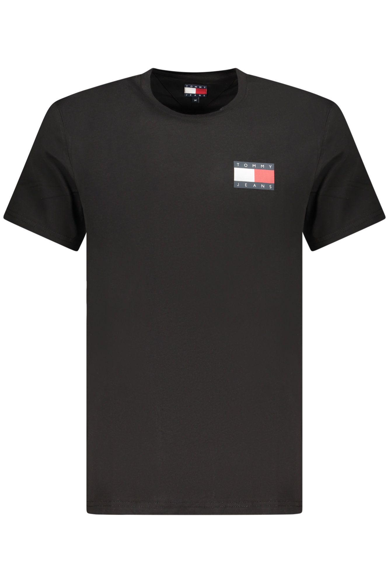 TOMMY HILFIGER MEN SHORT-SLEEVE T-SHIRT BLACK TOMMY HILFIGER MEN SHORT-SLEEVE T-SHIRT BLACK