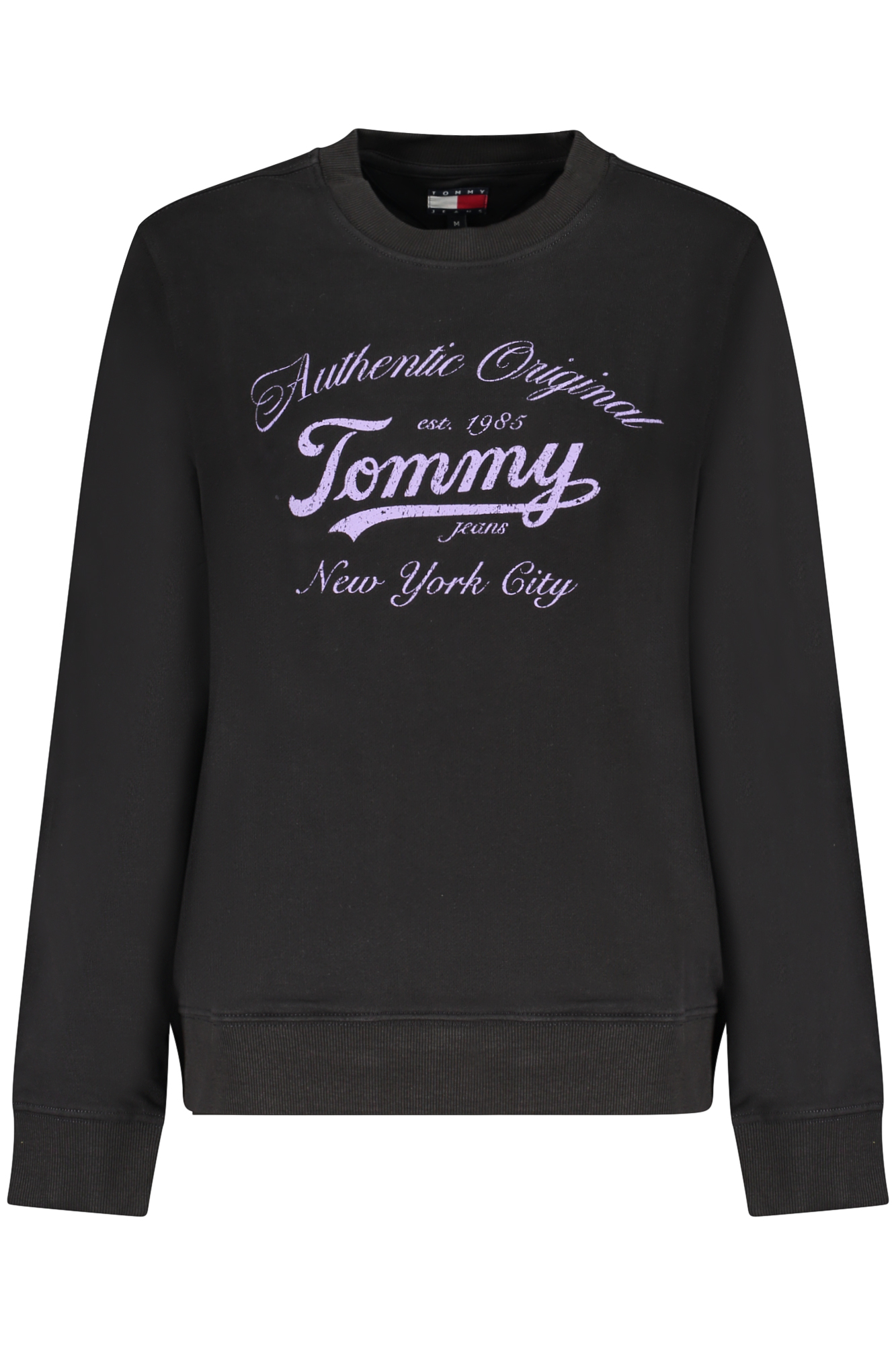 TOMMY HILFIGER WOMEN BLACK ZIP-UP SWEATSHIRT TOMMY HILFIGER WOMEN BLACK ZIP-UP SWEATSHIRT